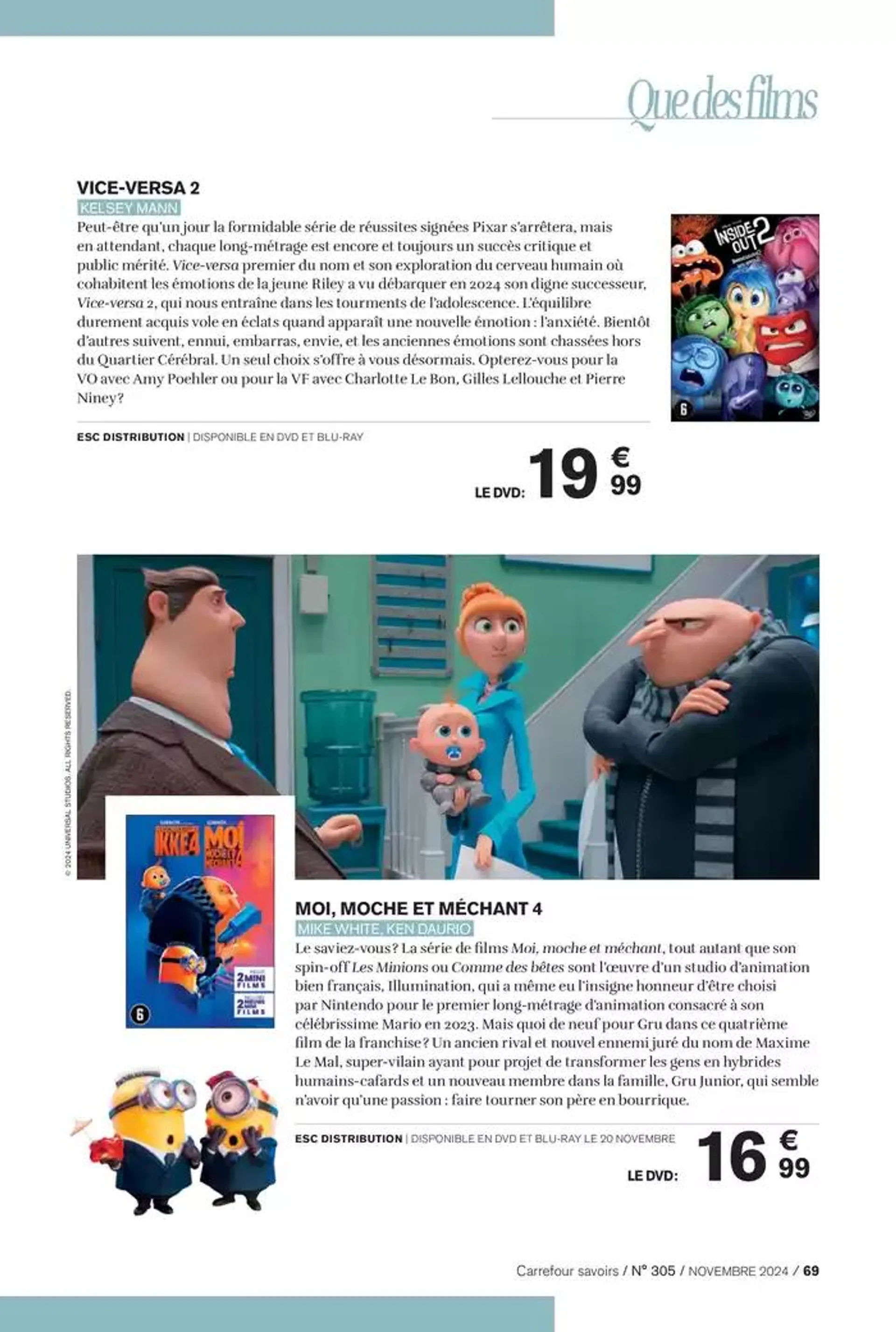 À CHACUN SA CULTURE du 1 novembre au 30 novembre 2024 - Catalogue page 69