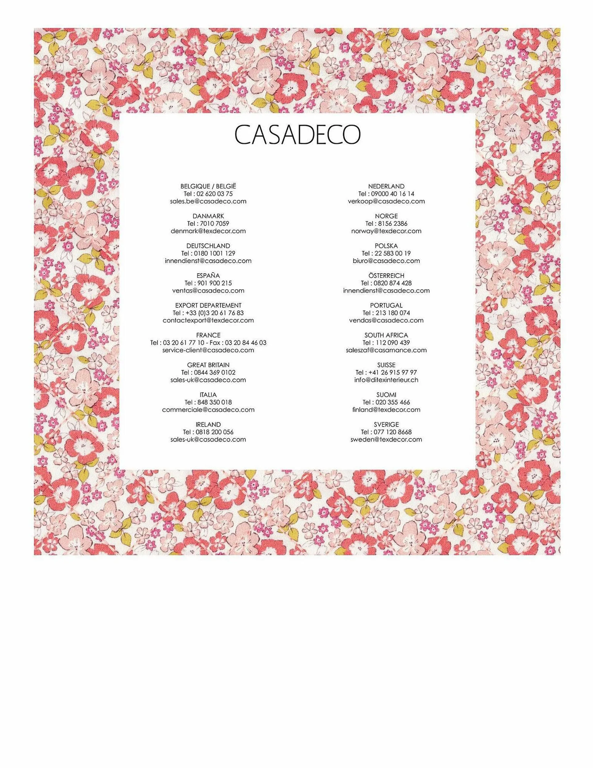 Catalogue Casadeco - 2