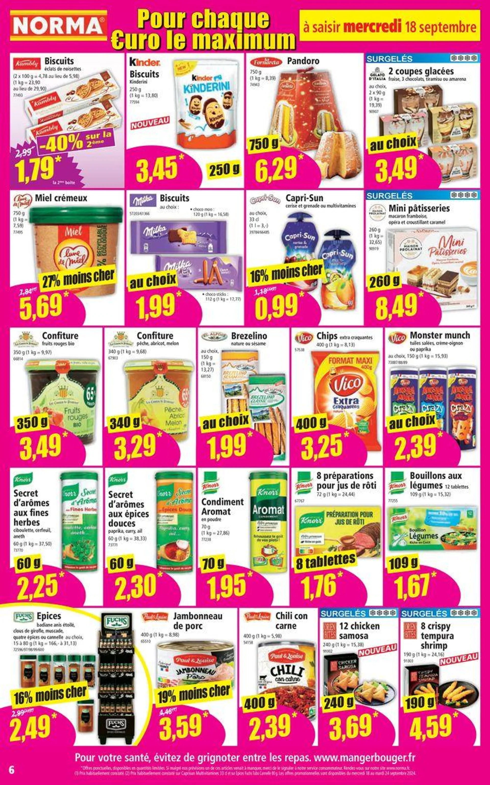 Produits Régionaux  du 18 septembre au 24 septembre 2024 - Catalogue page 6