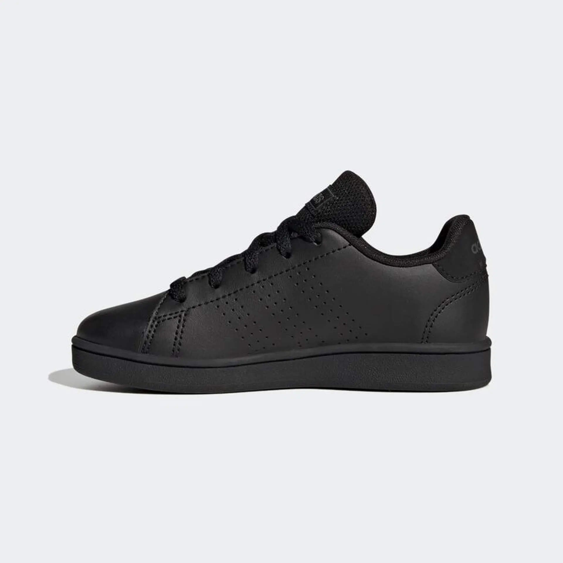 Încălțăminte șireturi Educație fizică ADIDAS ADVANTAGE Negru Copii