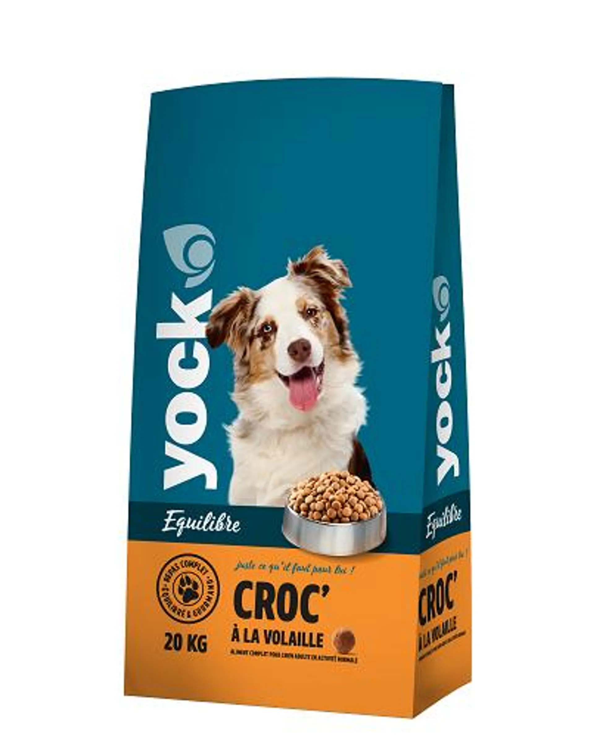 Croquettes chien Croc’ Volaille