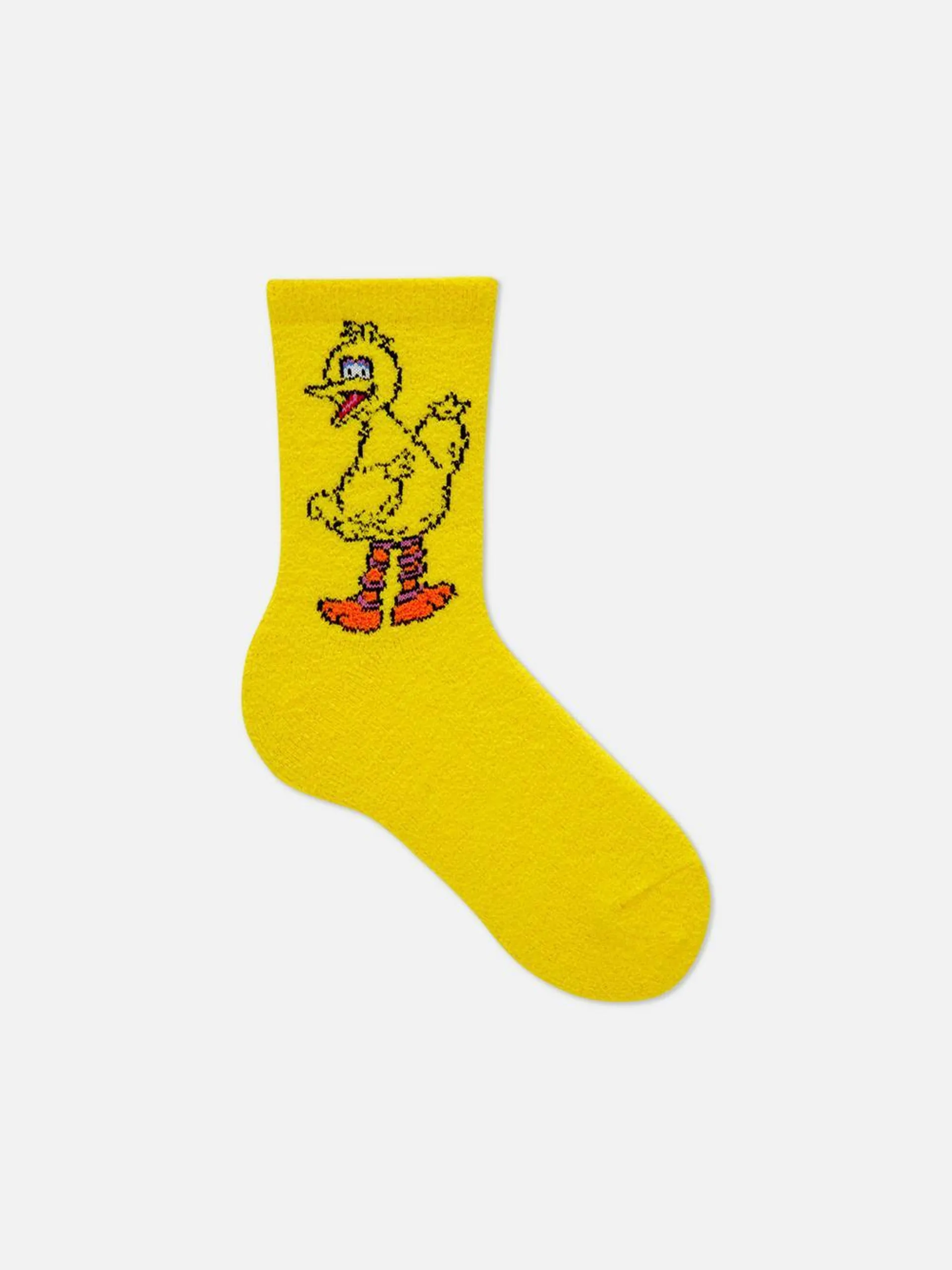 Chaussettes chaudes 1, rue Sésame Big Bird