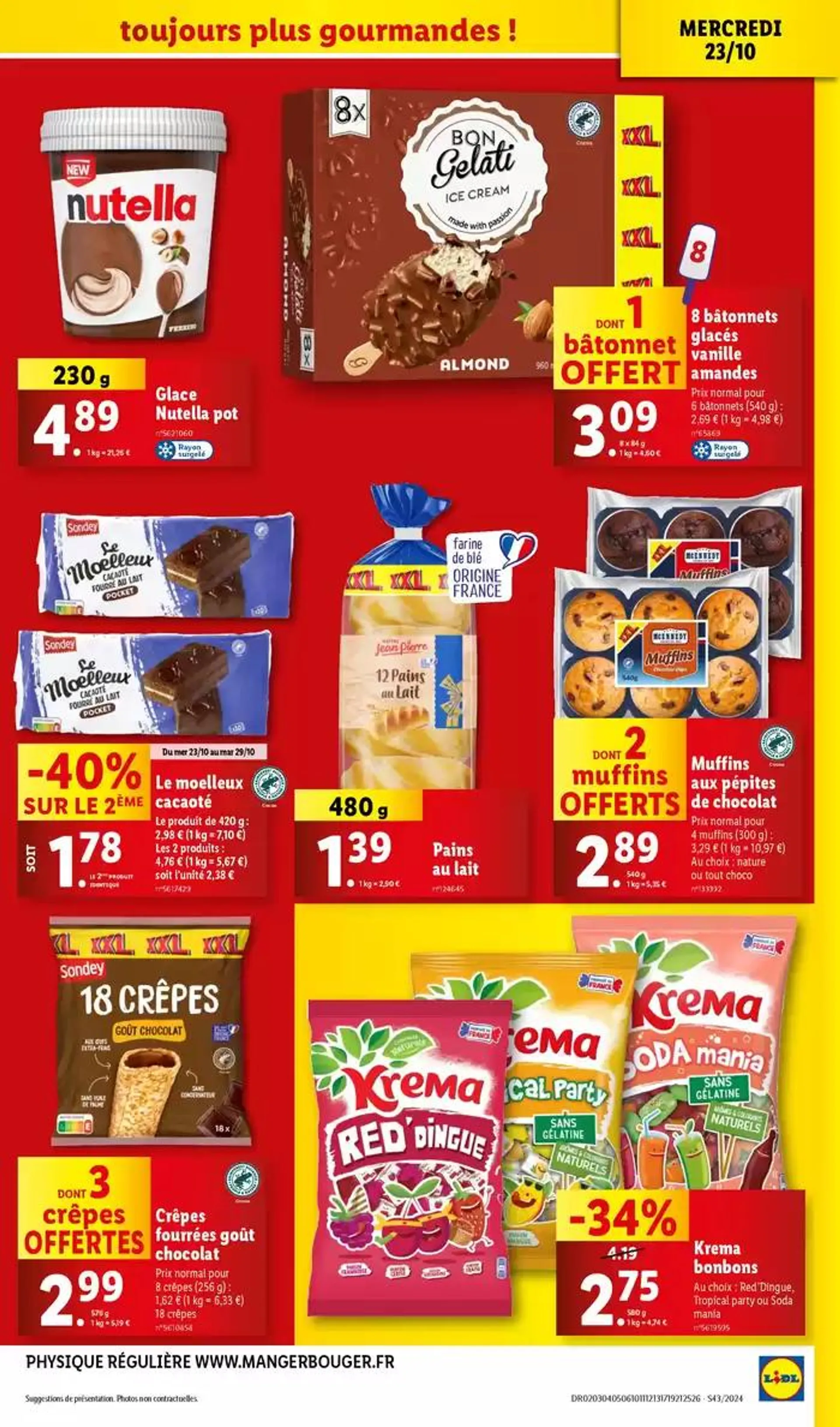 L'hiver approche ! Cette semaine, retrouvez des produits réconfortants, toujours à prix Lidl du 23 octobre au 29 octobre 2024 - Catalogue page 19