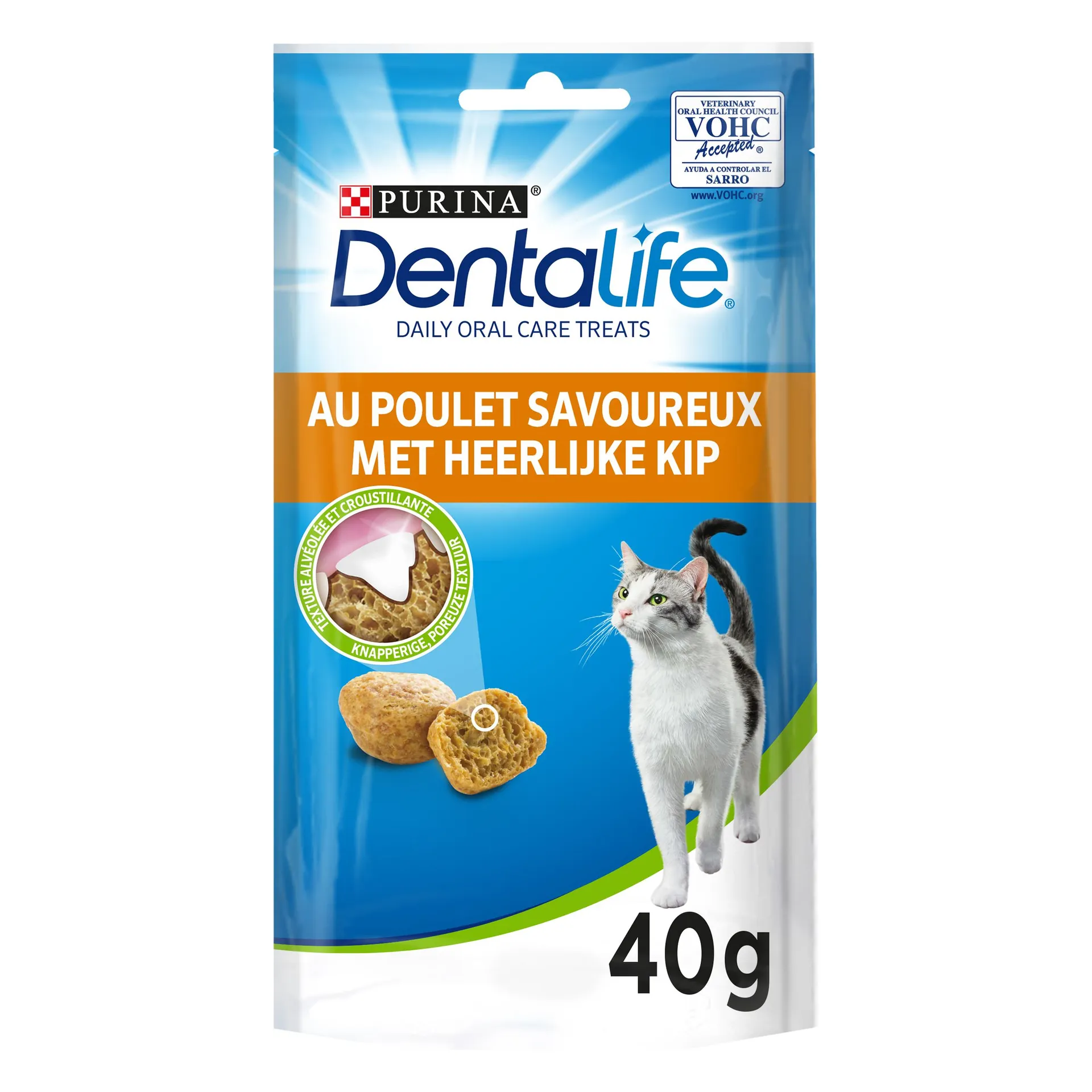 Dentalife chat poulet adult 40g