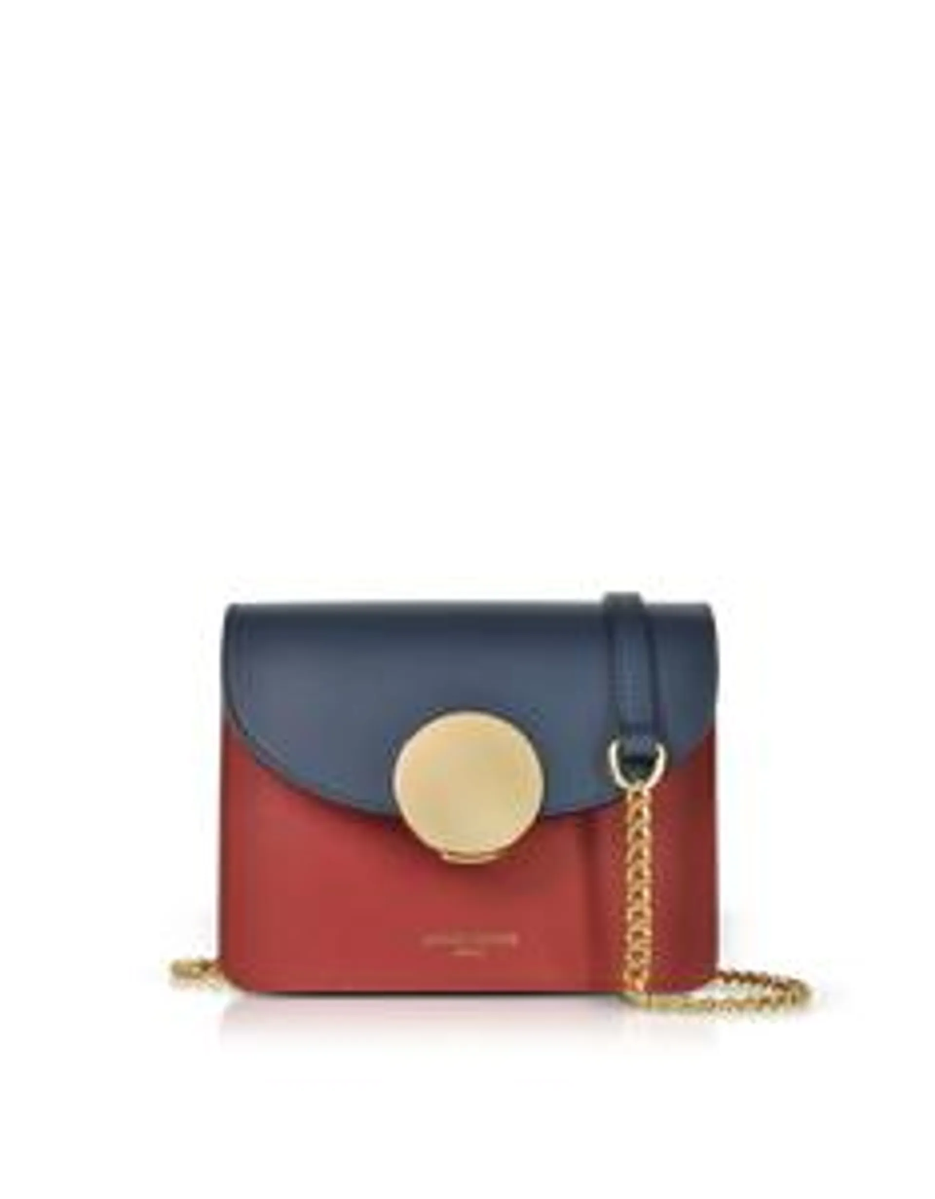 LE PARMENTIER - New Ondina Mini Color Block Shoulder Bag