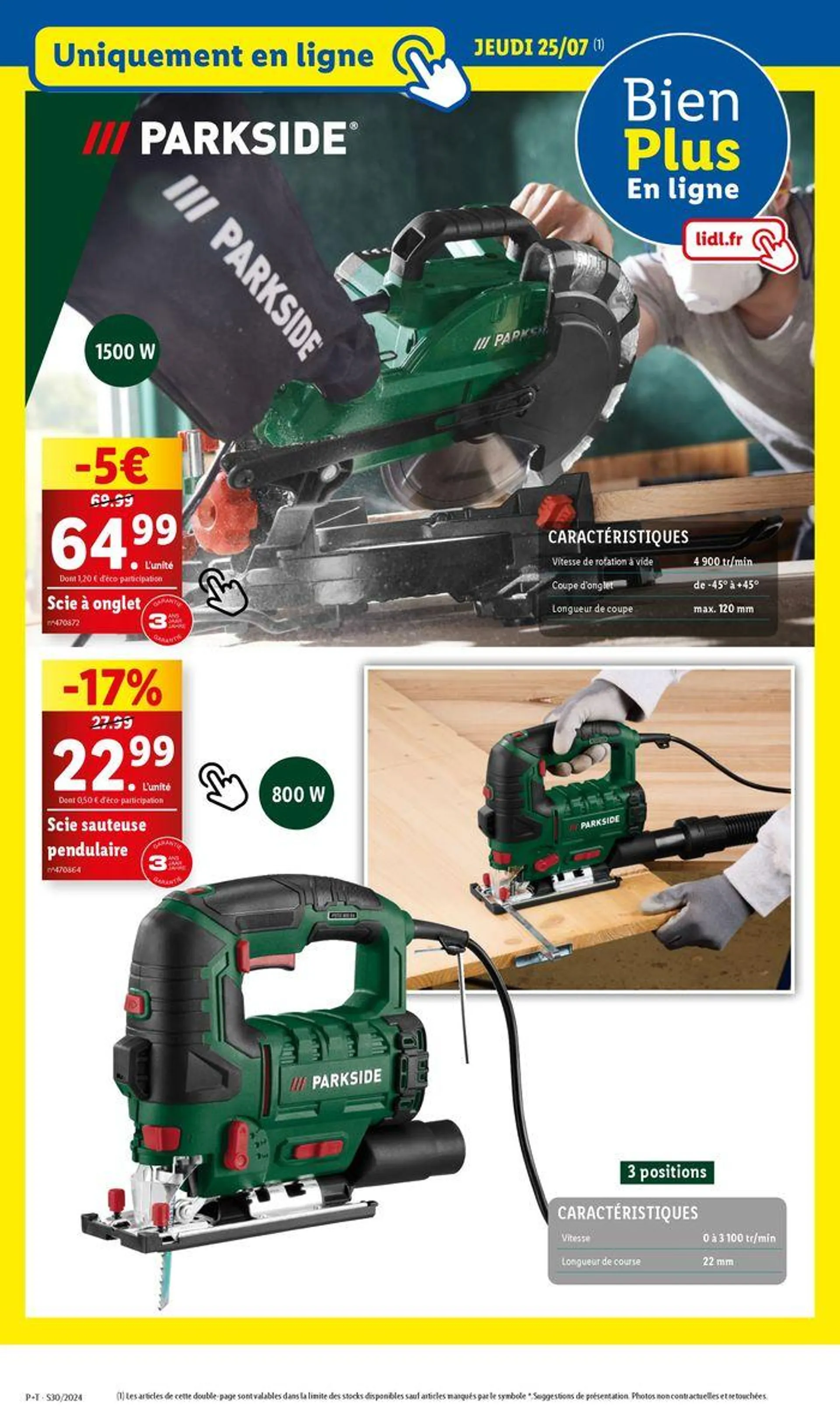 Ne passez pas à côté de nos offres bricolage et maison, toujours à prix Lidl ! du 25 juillet au 29 juillet 2024 - Catalogue page 18