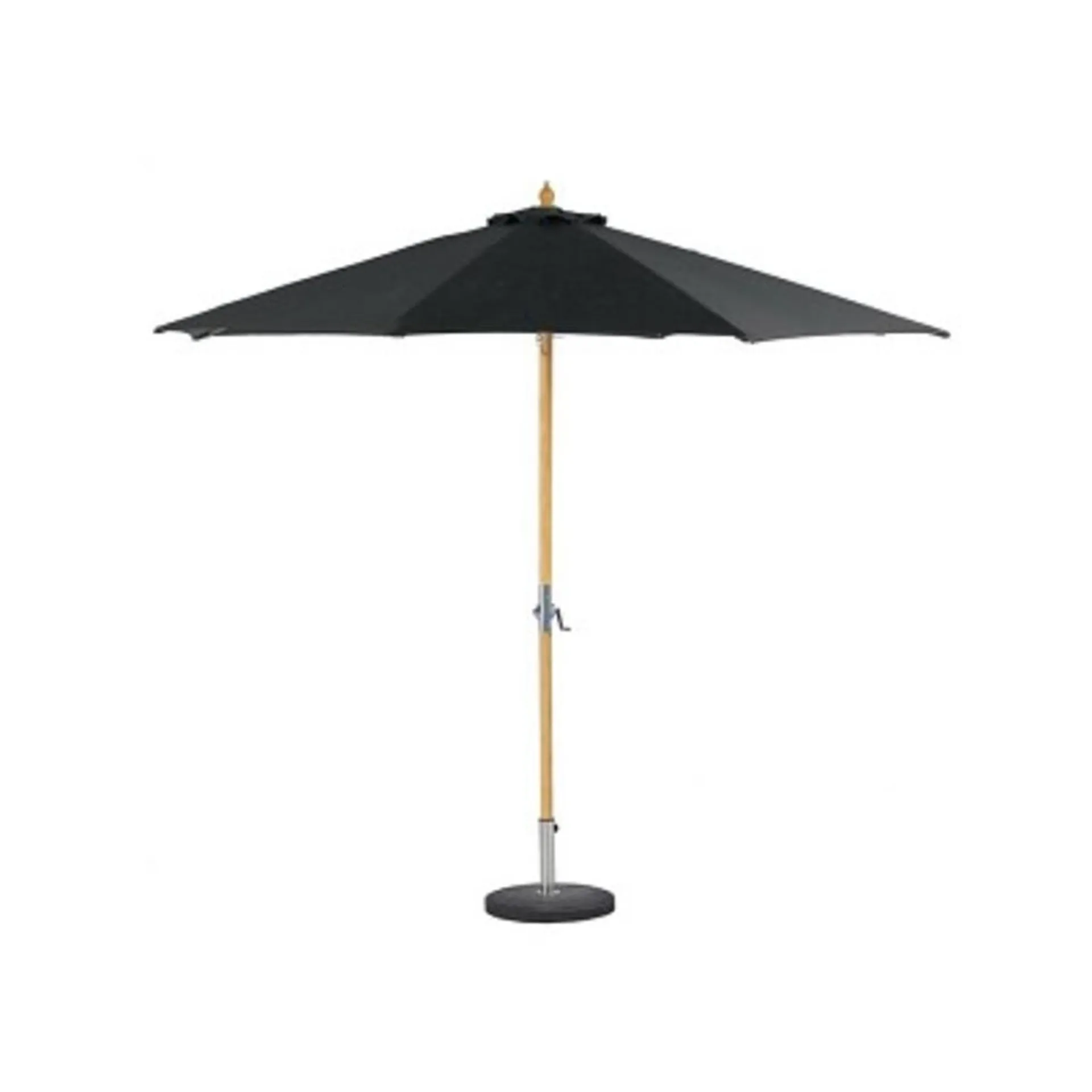 Parasol Tinaei - ø 3 x H 2.52 m - Gris ardoise - HESPERIDE