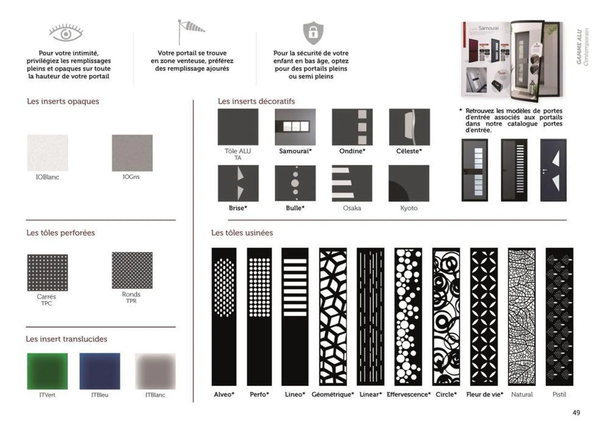 LE CATALOGUE PORTAILS ET CLÔTURES du 20 mai au 31 décembre 2024 - Catalogue page 51