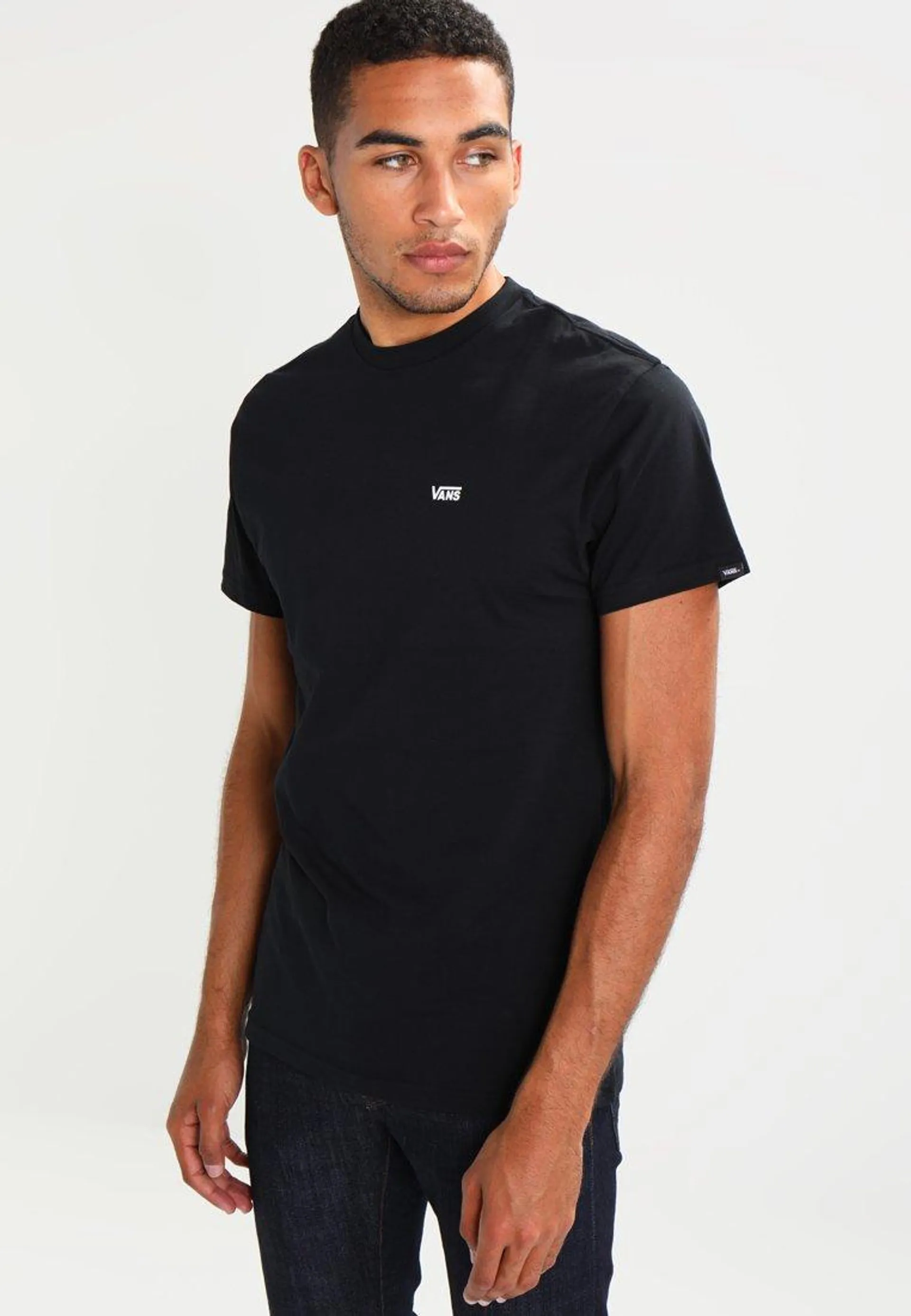 LEFT CHEST LOGO TEE - Camiseta básica - black