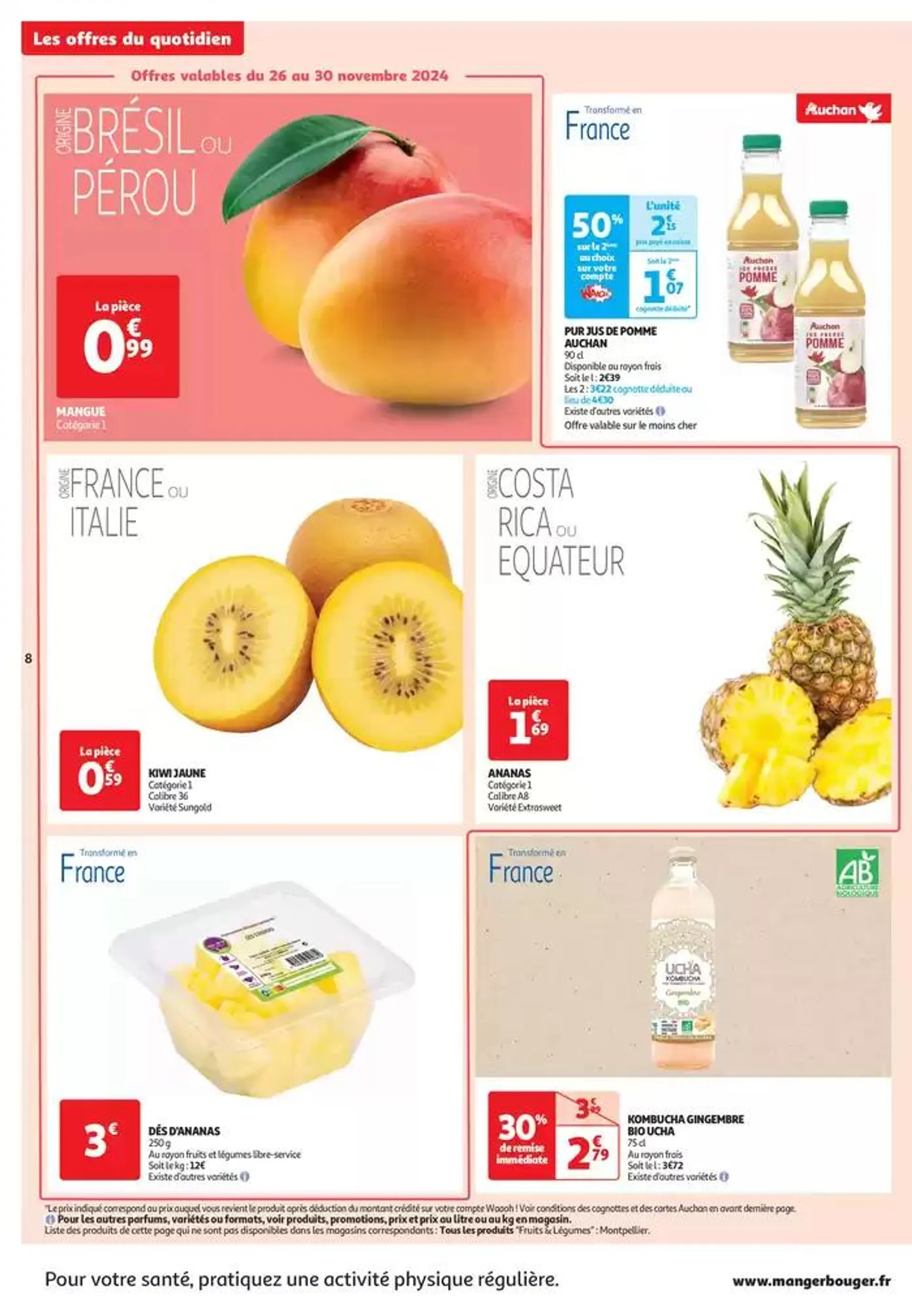 Le Black Week Auchan, c'est maintenant ! du 26 novembre au 2 décembre 2024 - Catalogue page 8