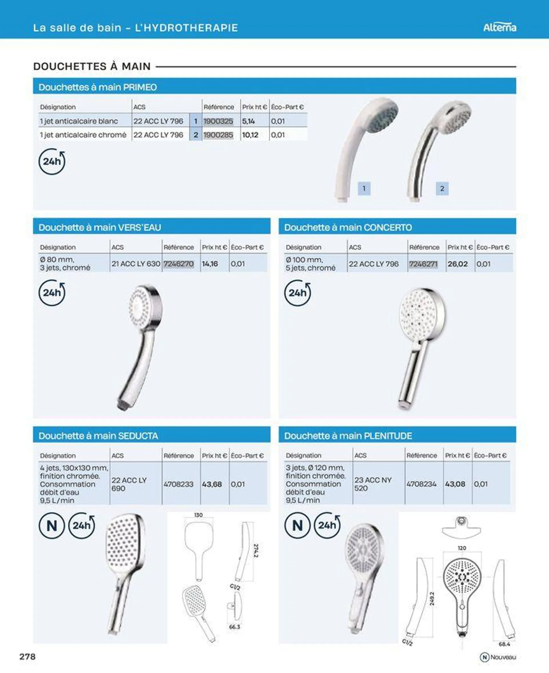 La salle de bain en toute sérénité du 2 juillet au 31 décembre 2024 - Catalogue page 278