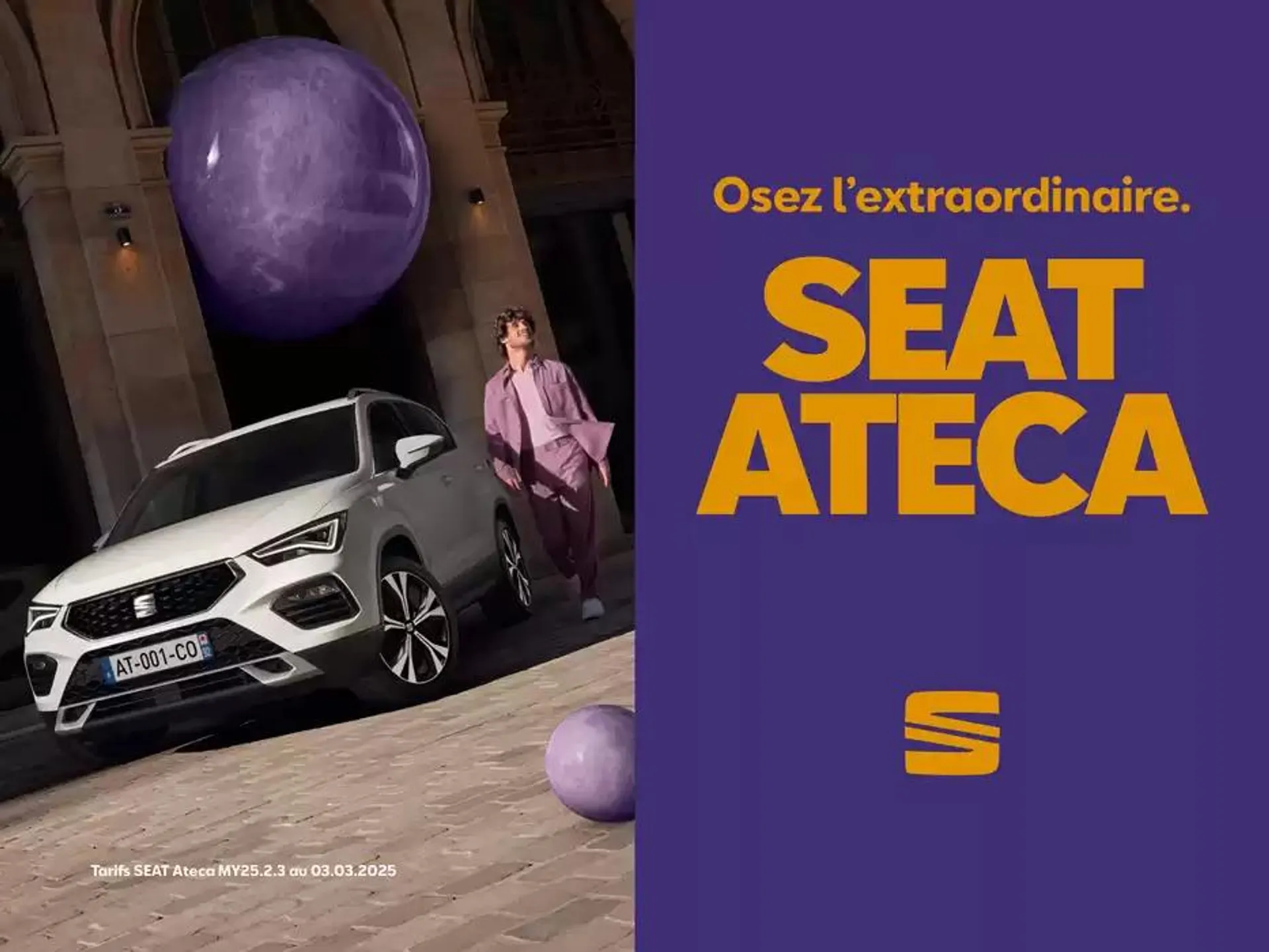 SEAT Ateca du 5 mars au 5 mars 2026 - Catalogue page 1