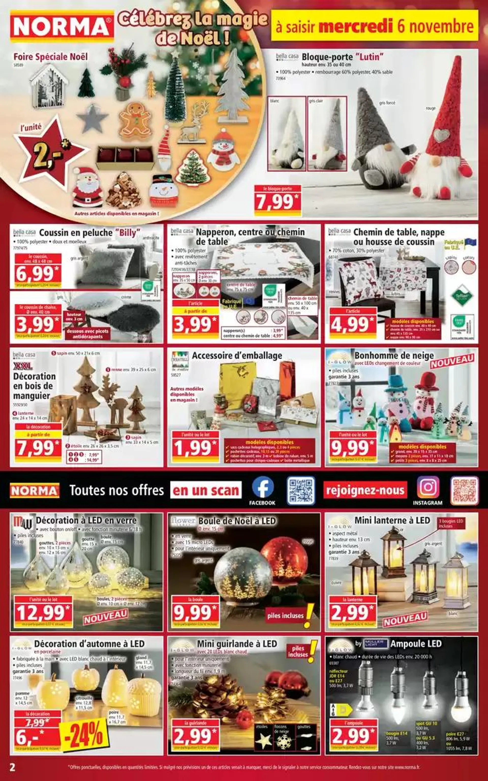 Célébrez la magie de Noël ! de Noël ! du 6 novembre au 12 novembre 2024 - Catalogue page 2