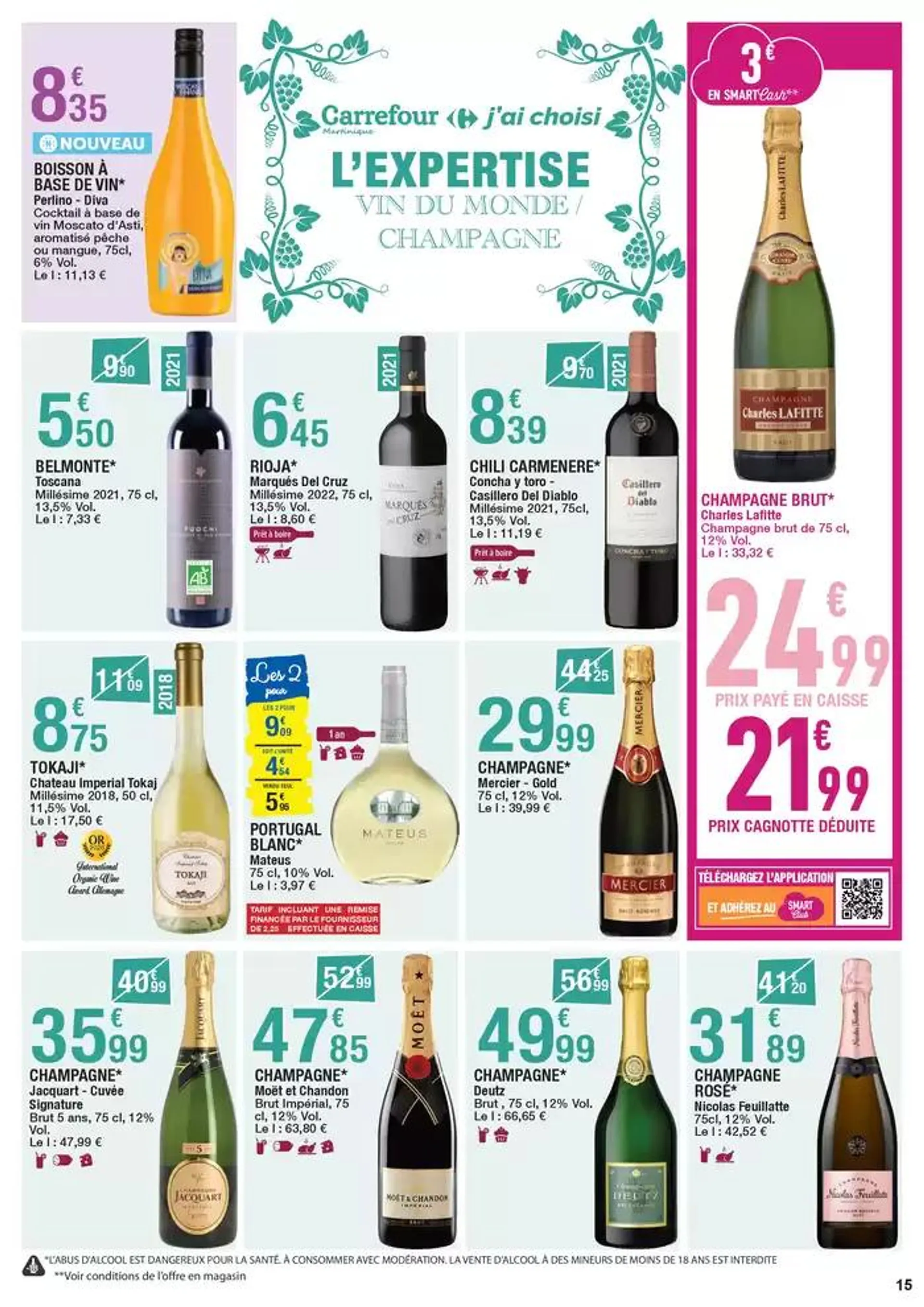 Carrefour FOIRE AUX VINS du 9 octobre au 20 octobre 2024 - Catalogue page 15