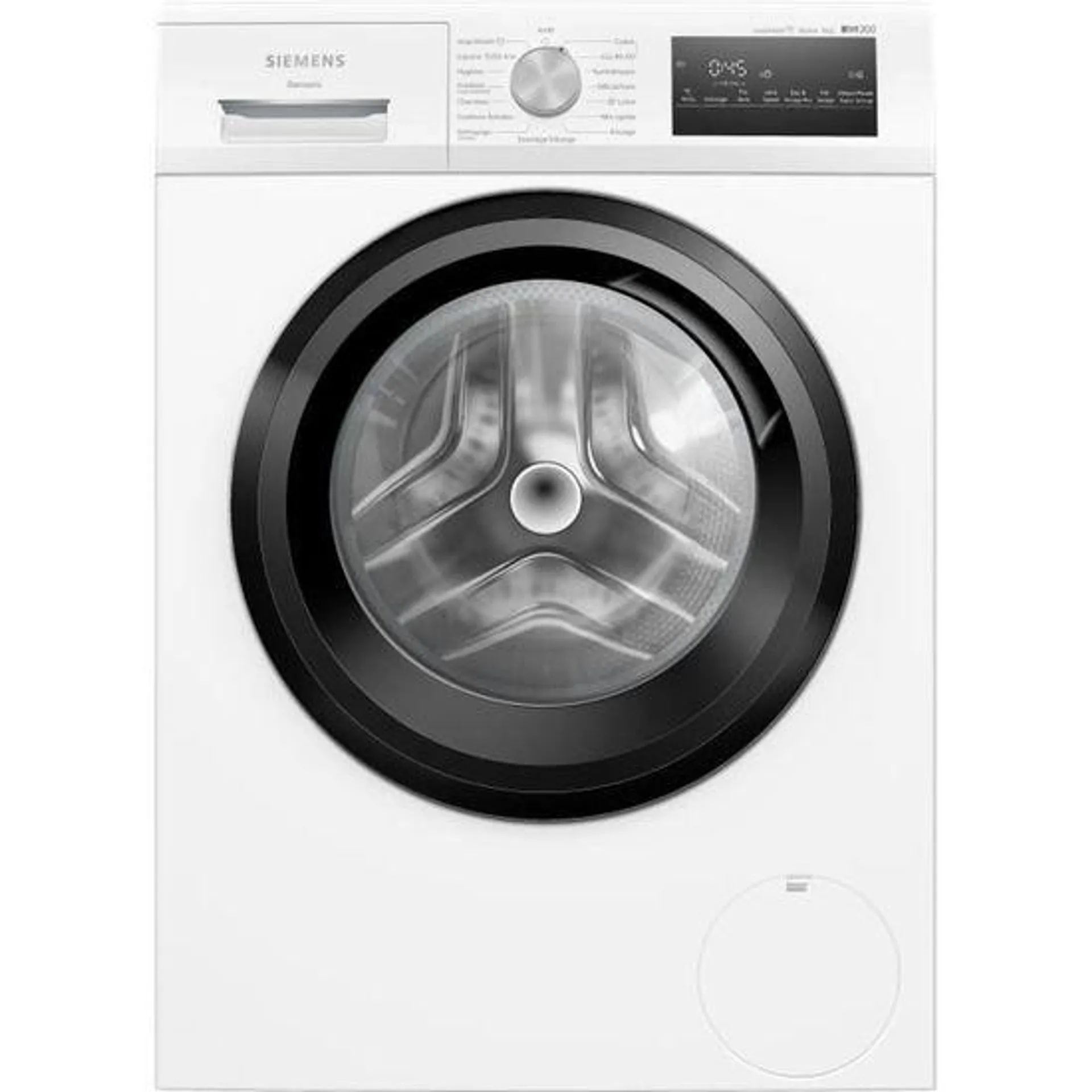 Lave-linge hublot SIEMENS WM12N228FR iQ300 - 8 kg - Induction - L60cm - 1400 trs/min - Classe A - Blanc