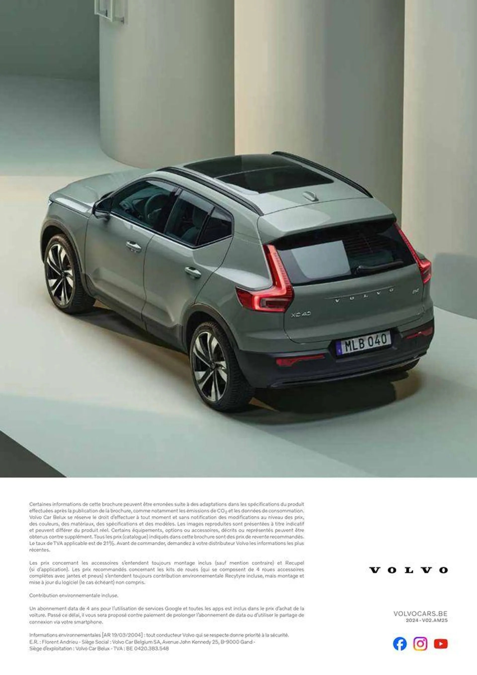 VOLVO XC40 B3/B4 du 18 juin au 31 décembre 2024 - Catalogue page 28