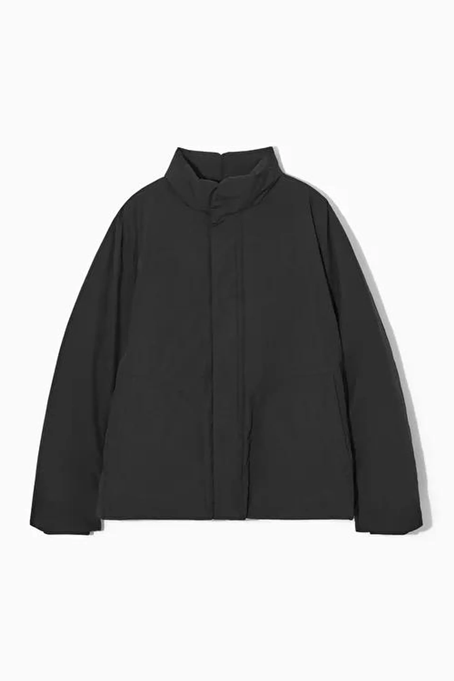 PADDED MAGNETIC-COLLAR JACKET