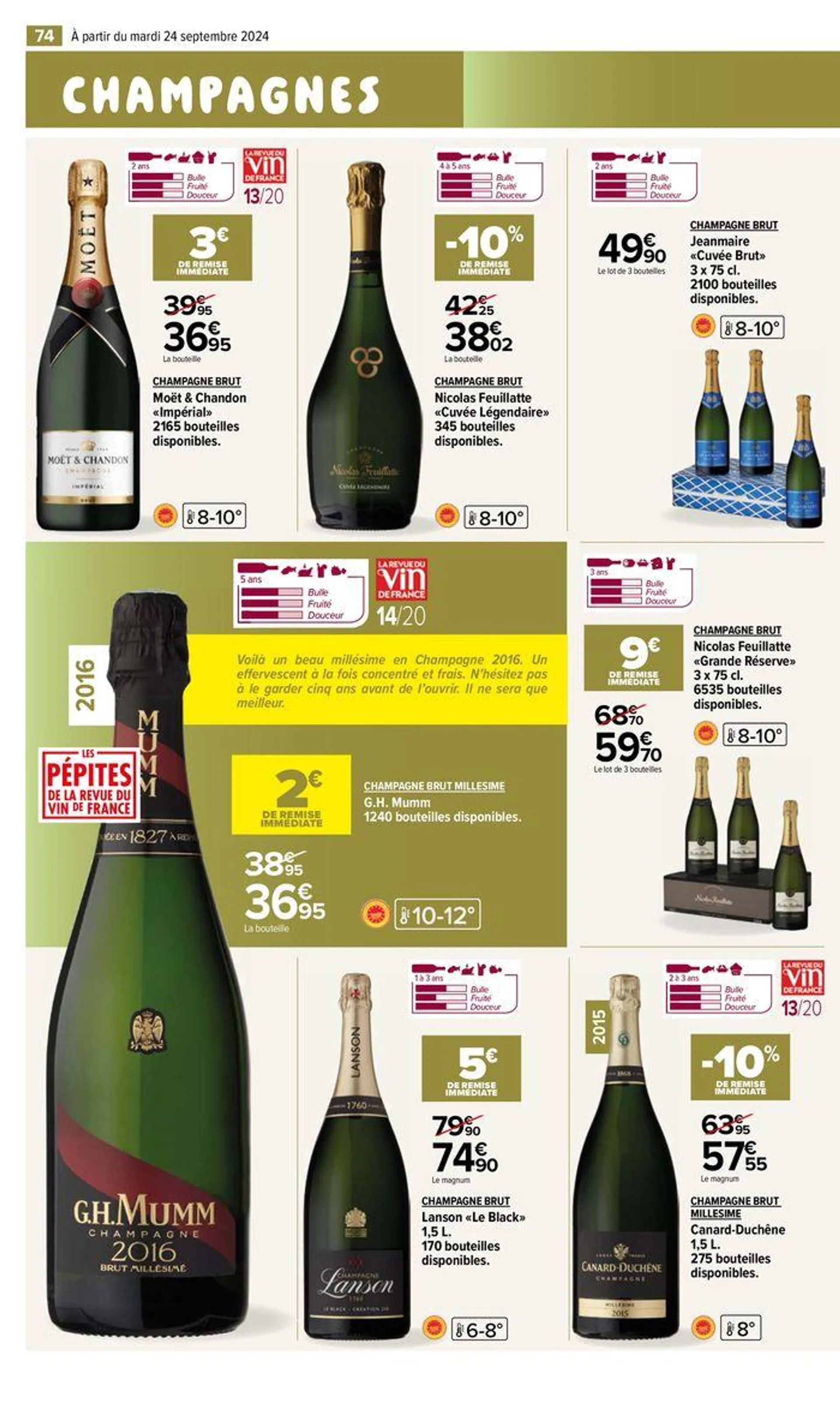 FOIRE AUX VINS D'AUTOMNE du 24 septembre au 7 octobre 2024 - Catalogue page 76