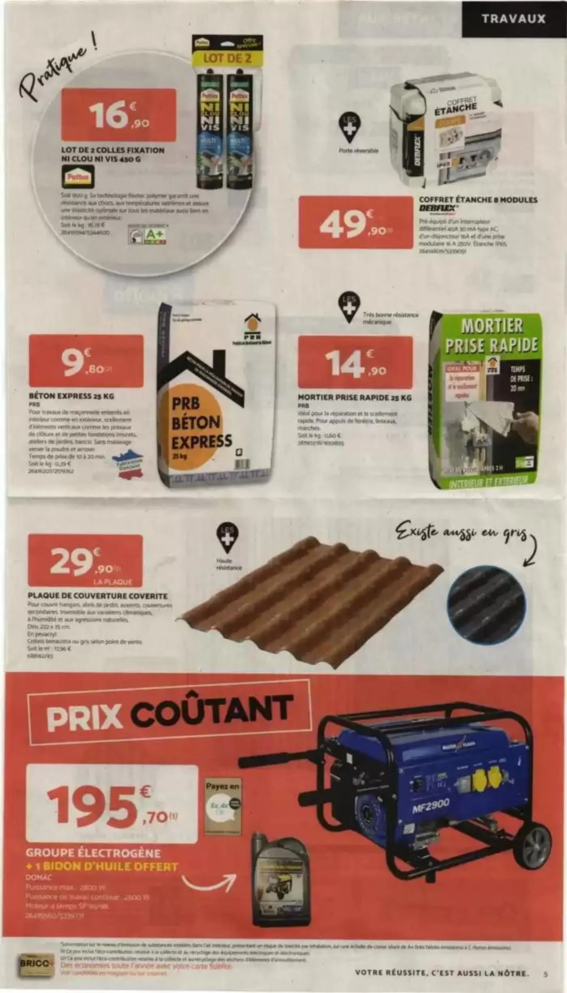 Si solide que le prix flanche du 9 octobre au 19 octobre 2024 - Catalogue page 5