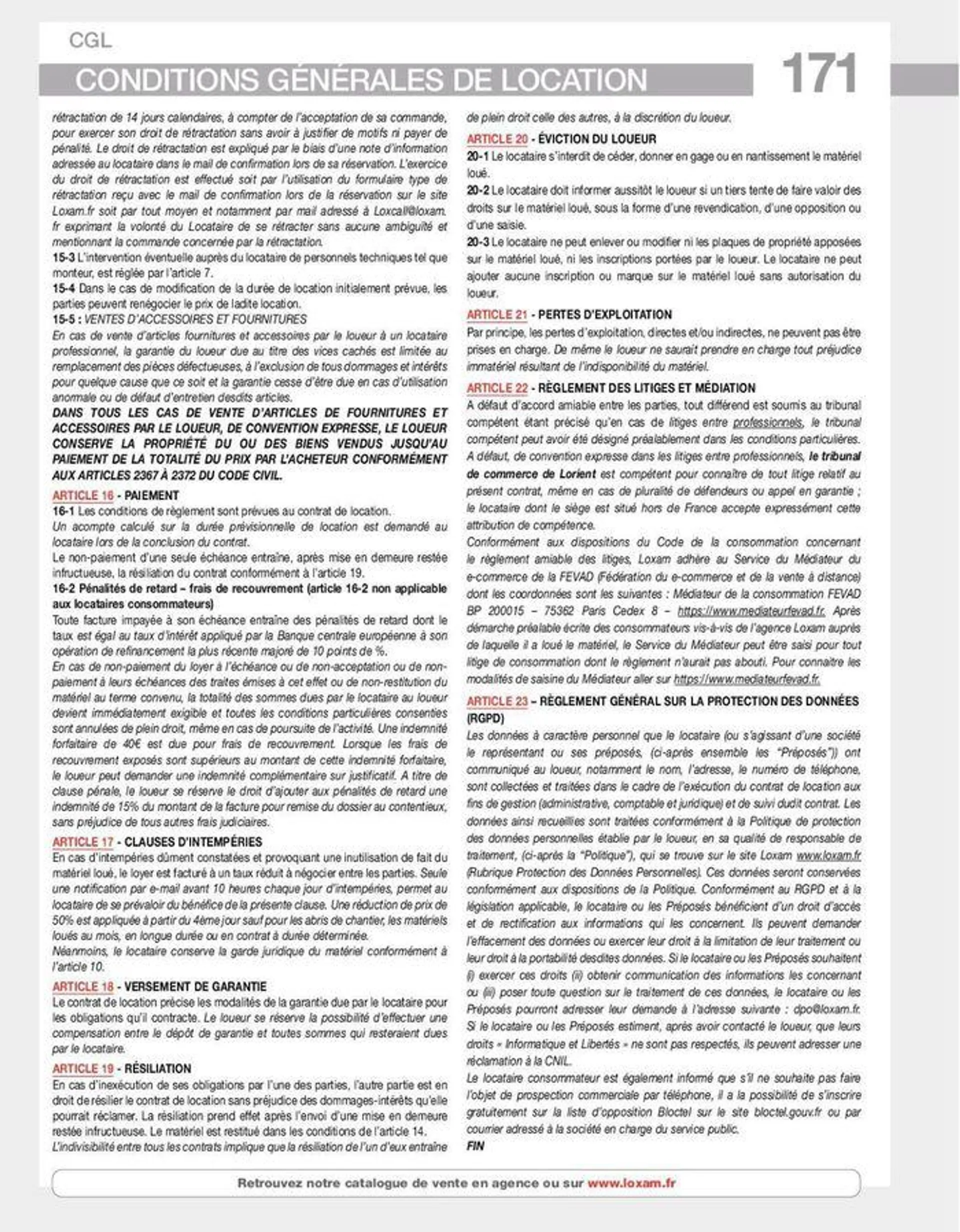 Loxam Catalogue de location du 9 avril au 31 décembre 2024 - Catalogue page 81