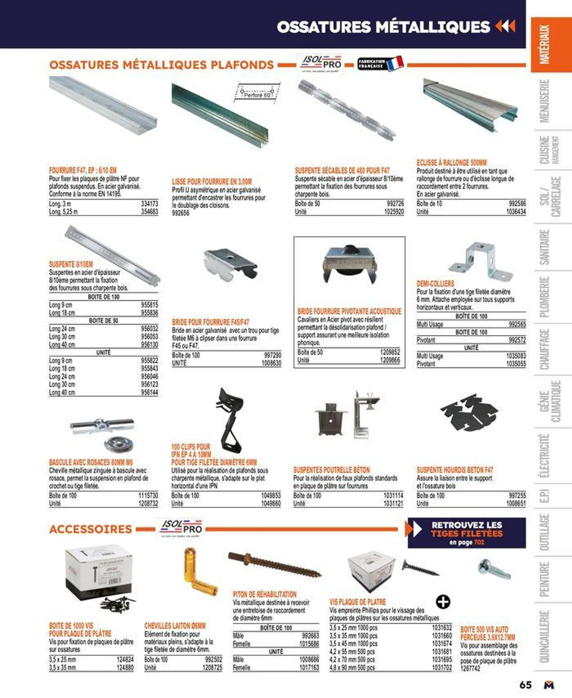 Guide produits 2024 du 15 mars au 31 décembre 2024 - Catalogue page 65