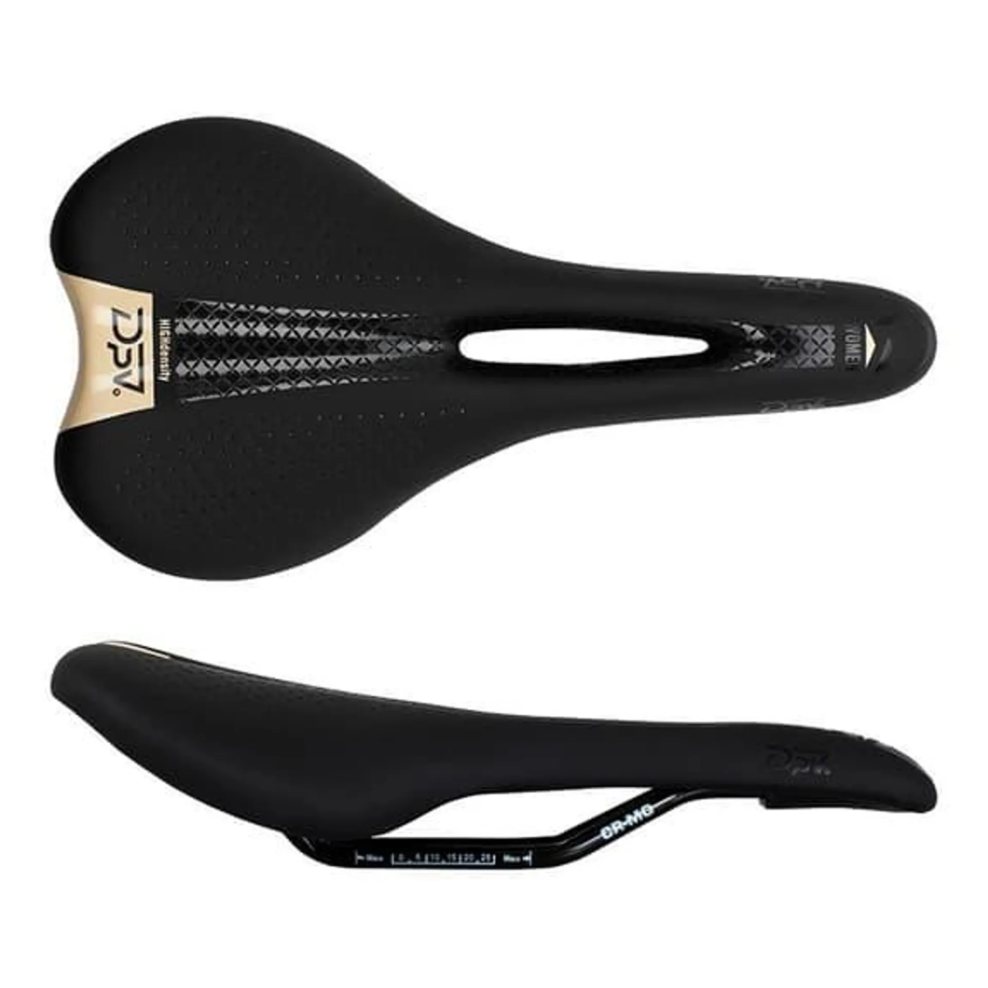 Selle DPV Saturn Hybrid Open-Fit noir arena femme