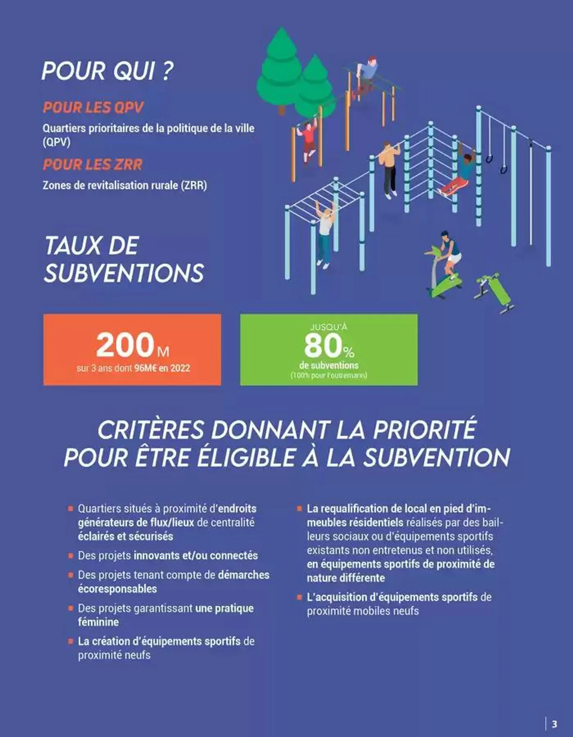 Équipements sportifs de proximité pour la préparation aux JO 2024 du 15 octobre au 31 décembre 2024 - Catalogue page 3