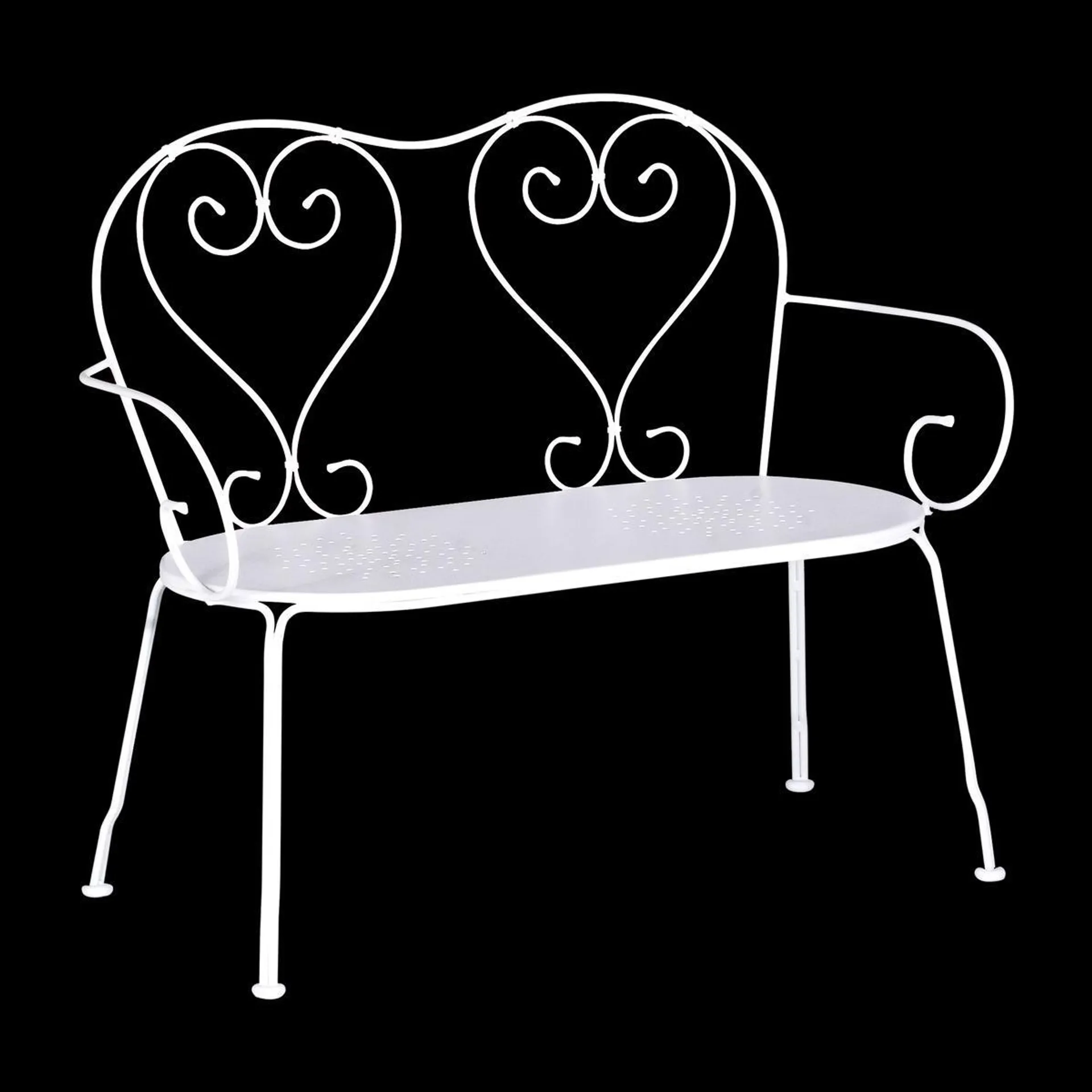 Banc Vanilla - 106 x 54 x 89 cm - blanc