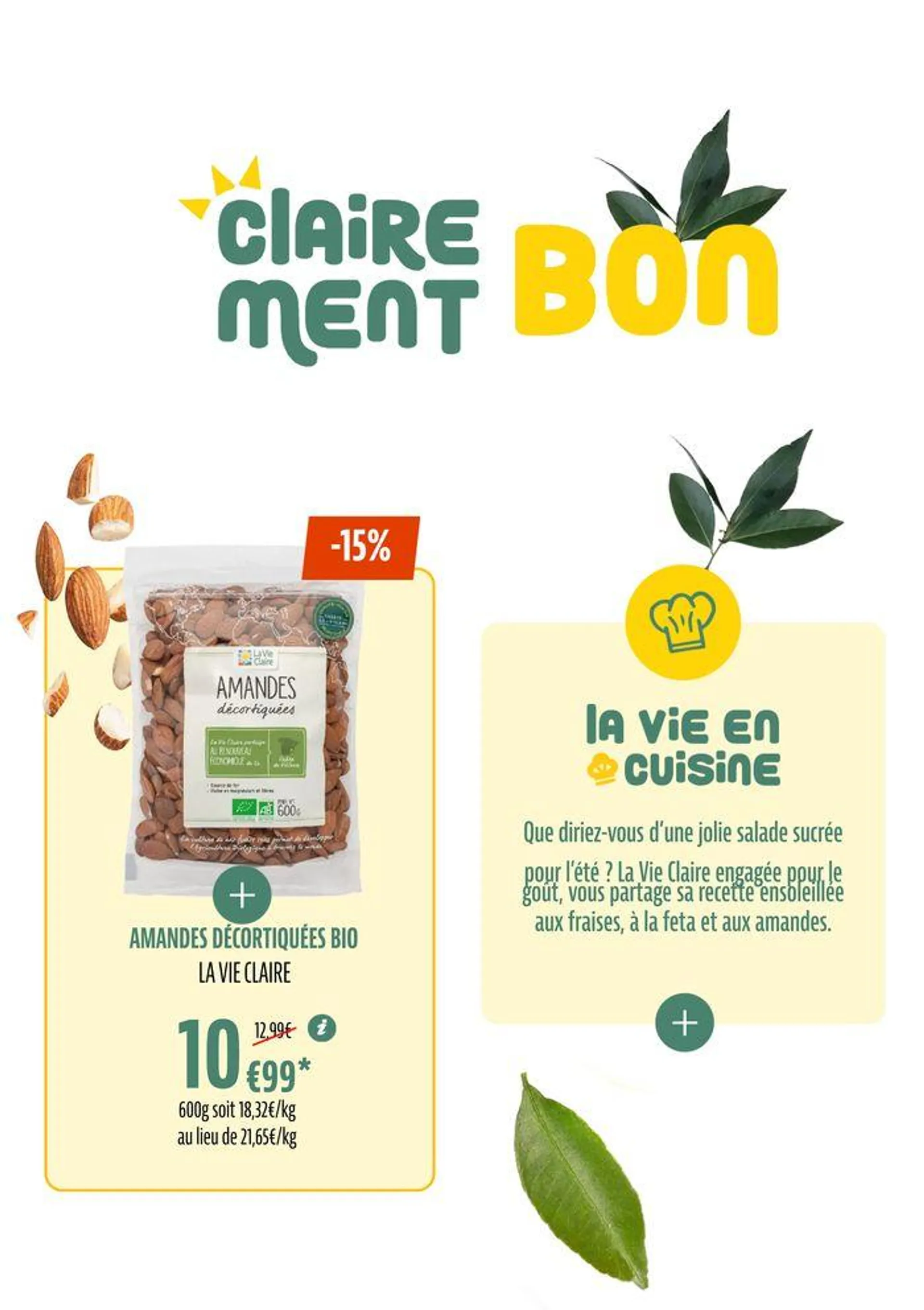 TOUTES NOS PROMOS BIO POUR UN ÉTÉ SAVOUREUX du 1 juillet au 31 juillet 2024 - Catalogue page 20