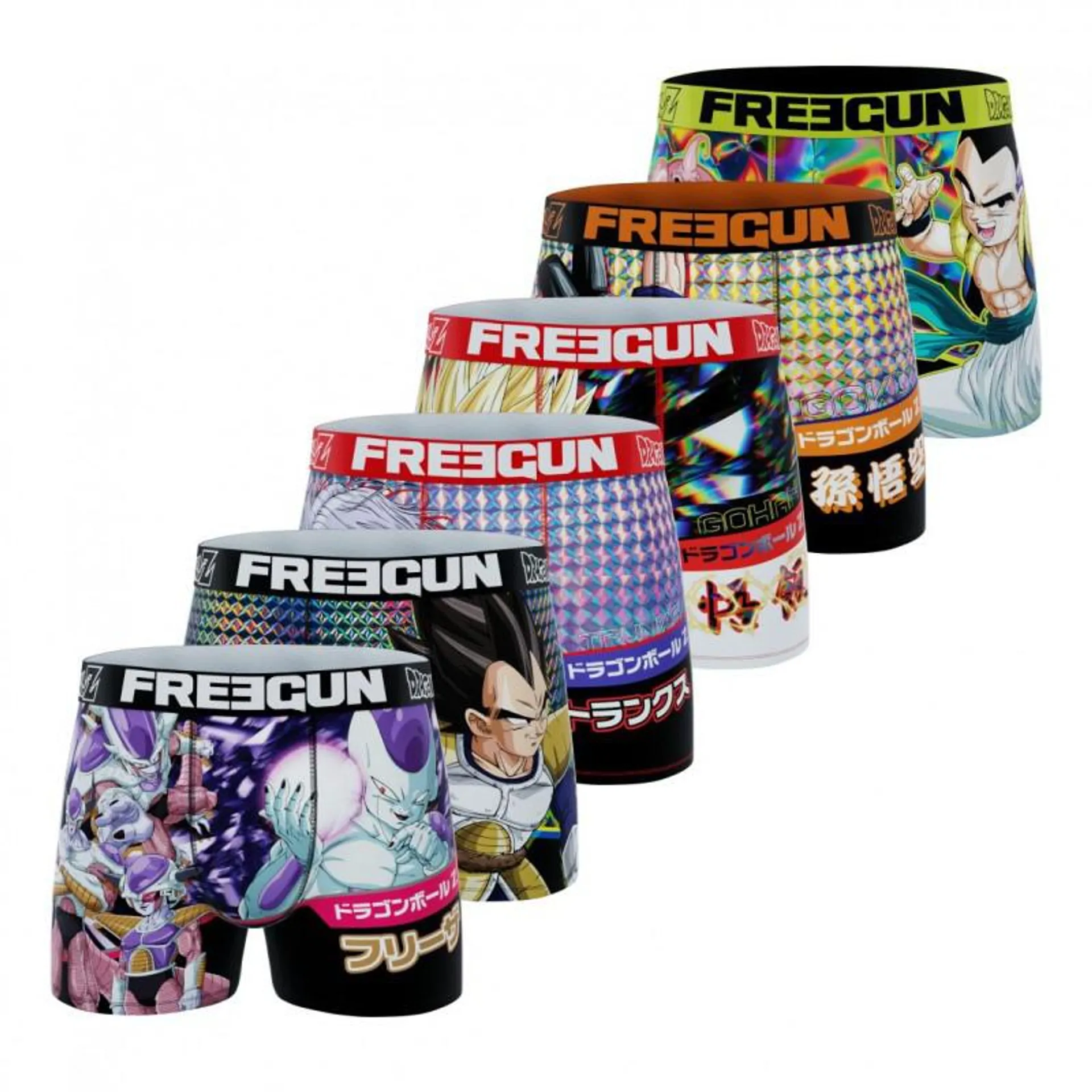 Lot de 6 boxers homme Dragon Ball Z