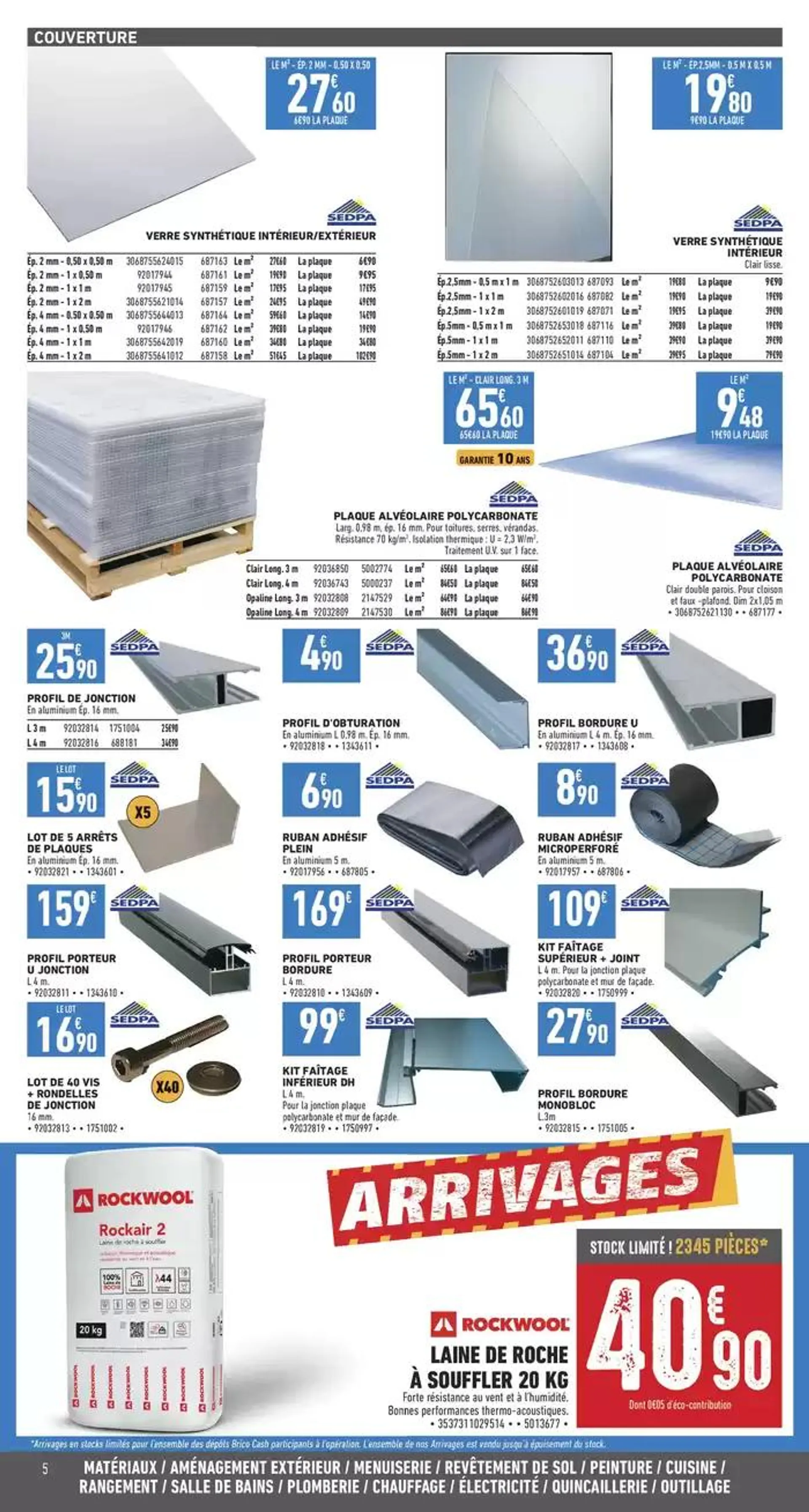 Grands travaux isolation & outillage du 21 octobre au 7 novembre 2024 - Catalogue page 23