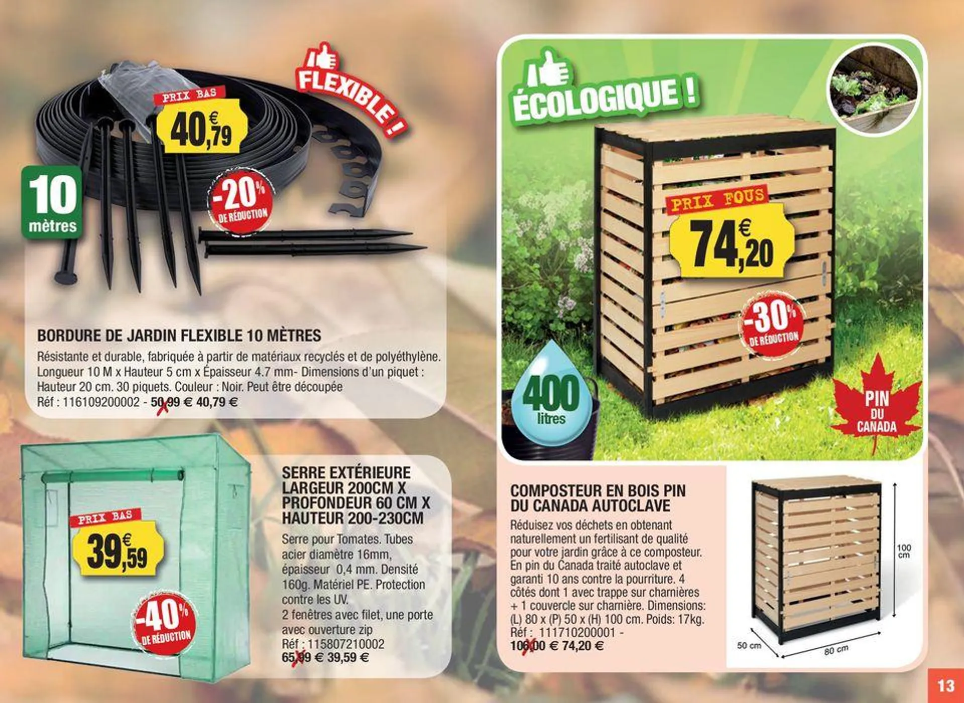 Votre nouveau catalogue est arrivé ! du 24 septembre au 30 novembre 2024 - Catalogue page 13