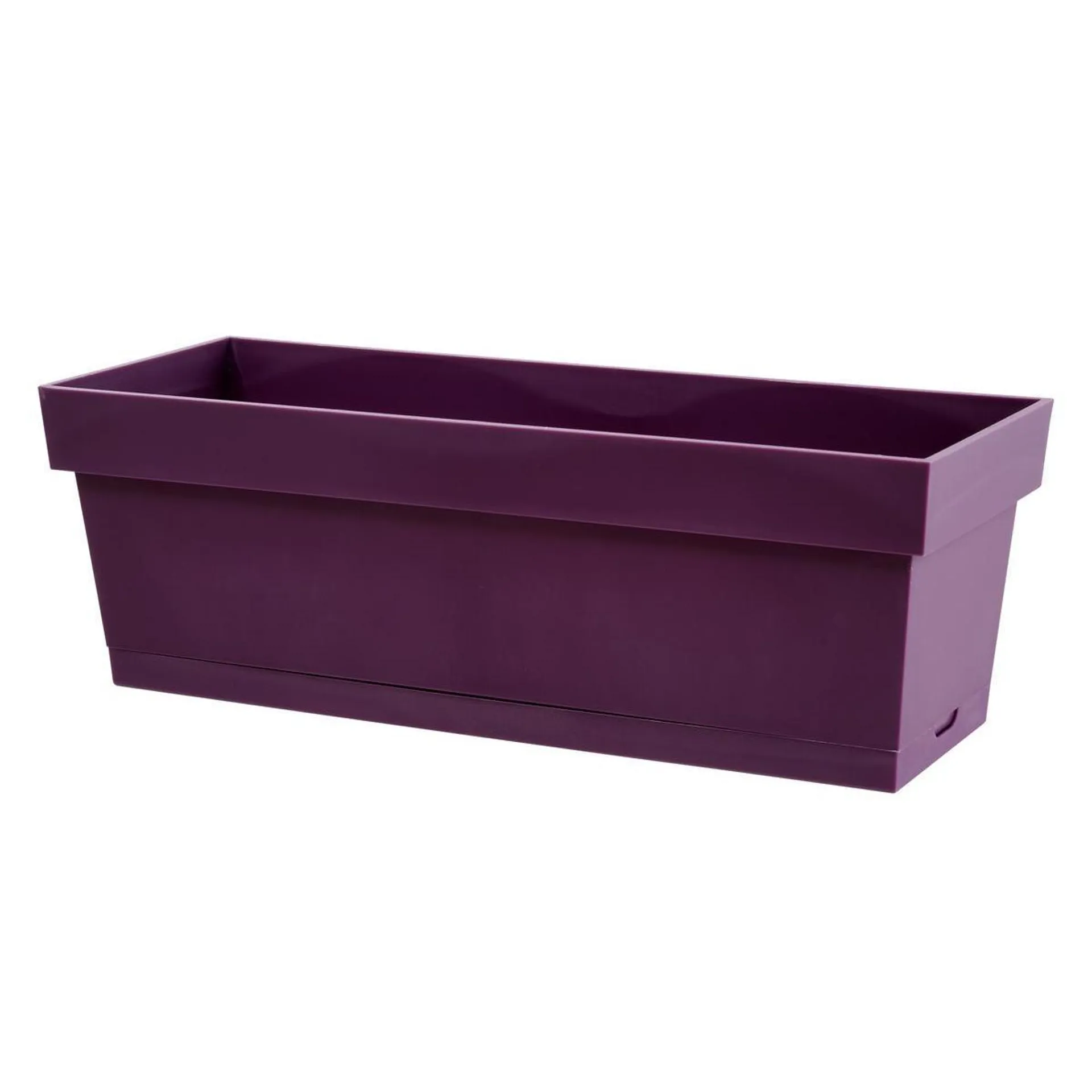 Jardinière Toscane - L 50 x H 16.7 x l 18 cm - Différents coloris - Violet