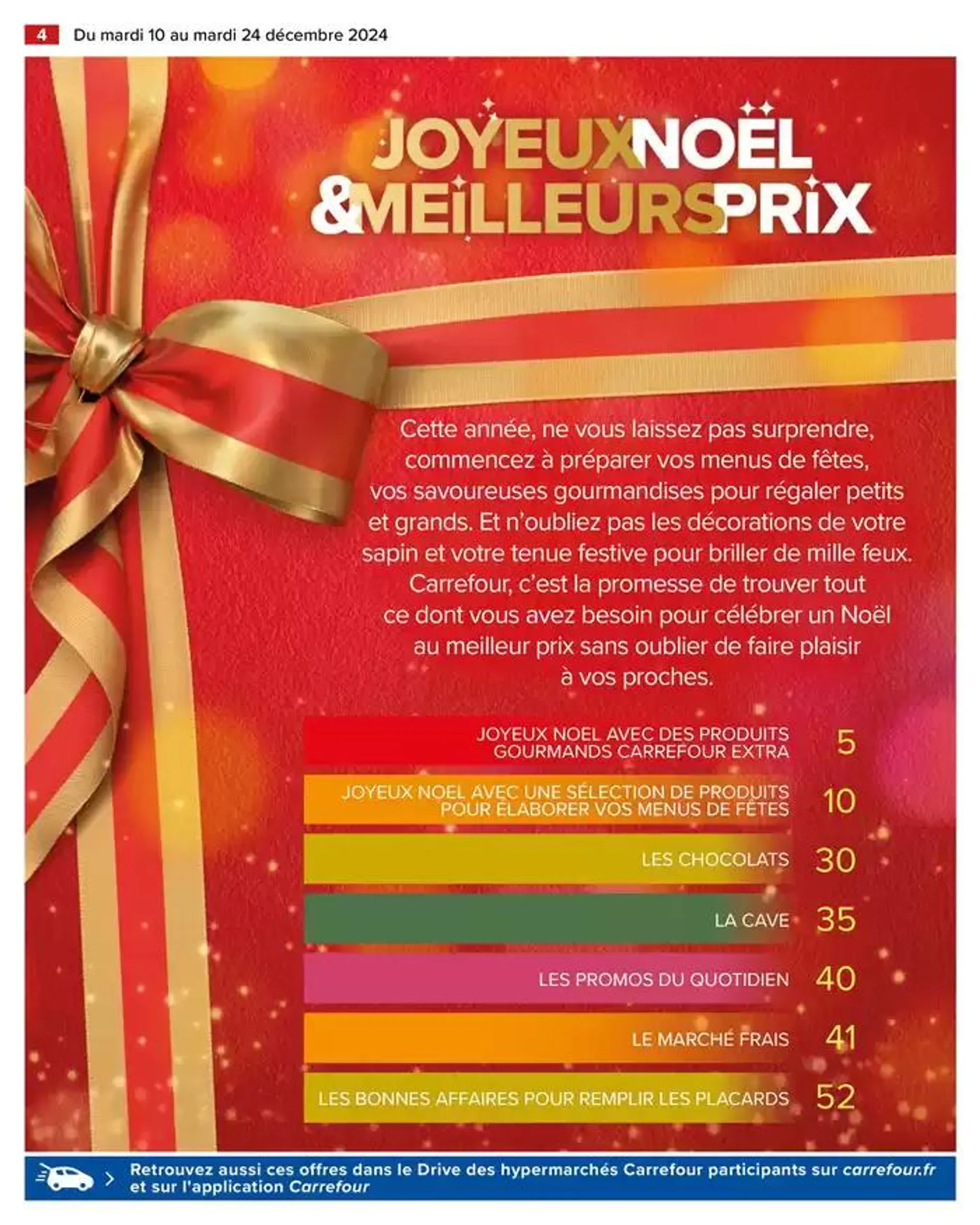 JOYEUX NOËL & MEILLEURS PRIX - 30% D'ÉCONOMIES du 10 décembre au 24 décembre 2024 - Catalogue page 10