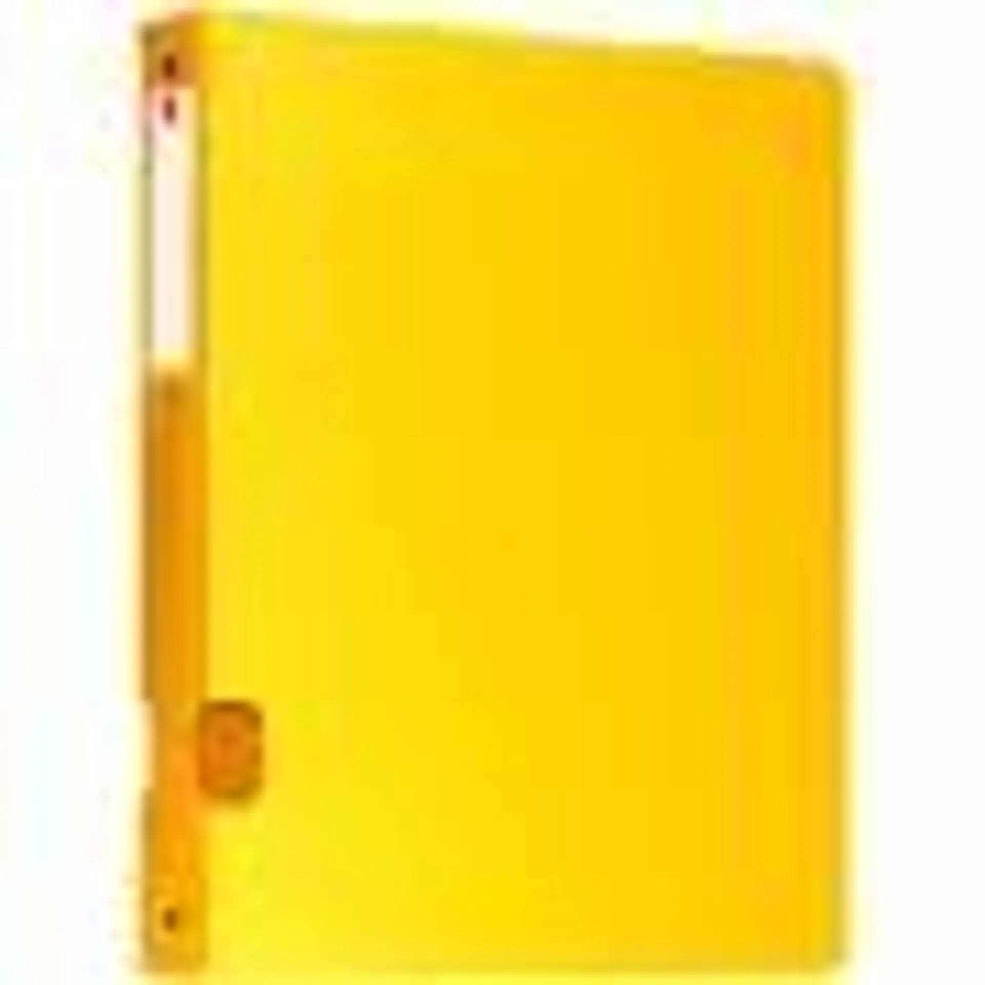 Classeur souple jaune 40 mm 4 anneaux