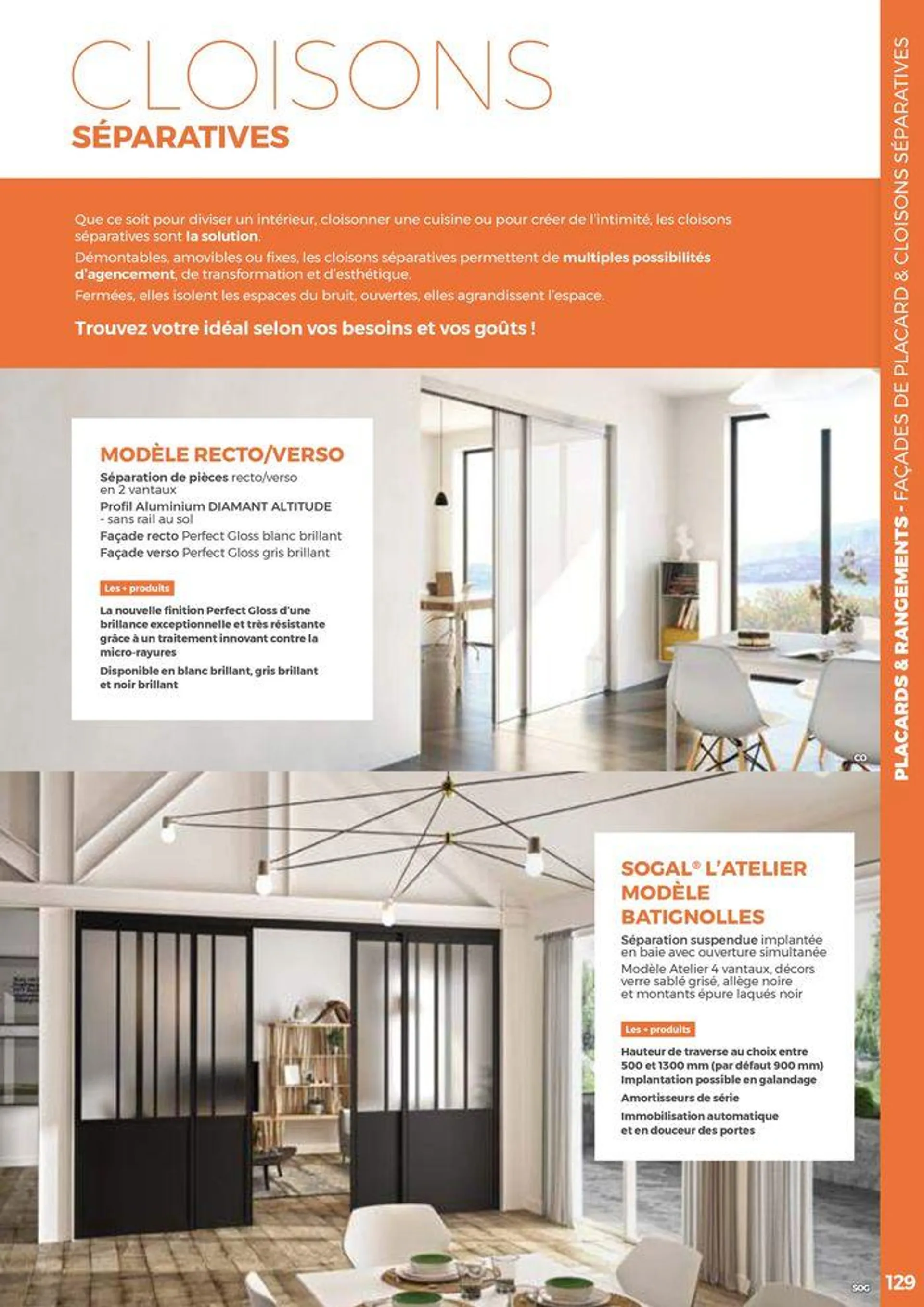 Catalogue Menuiserie du 7 juin au 31 décembre 2024 - Catalogue page 129