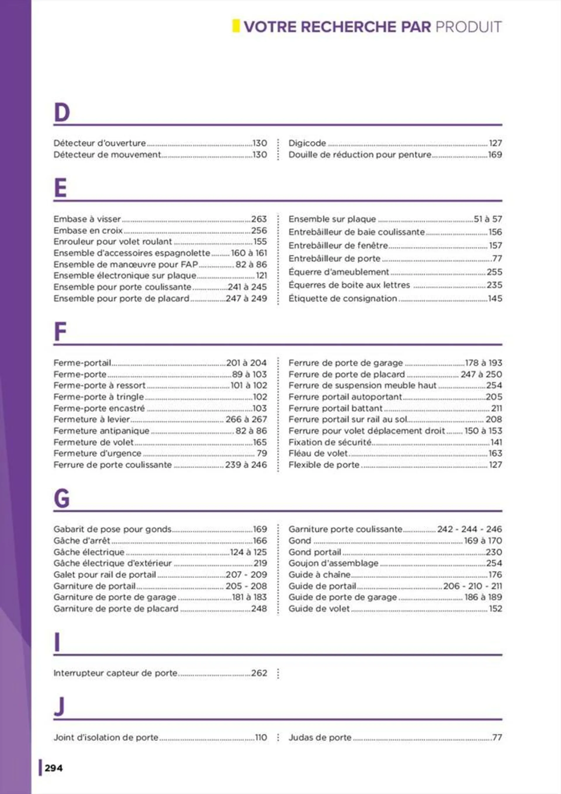 2300 Références du 16 juin au 31 décembre 2024 - Catalogue page 296