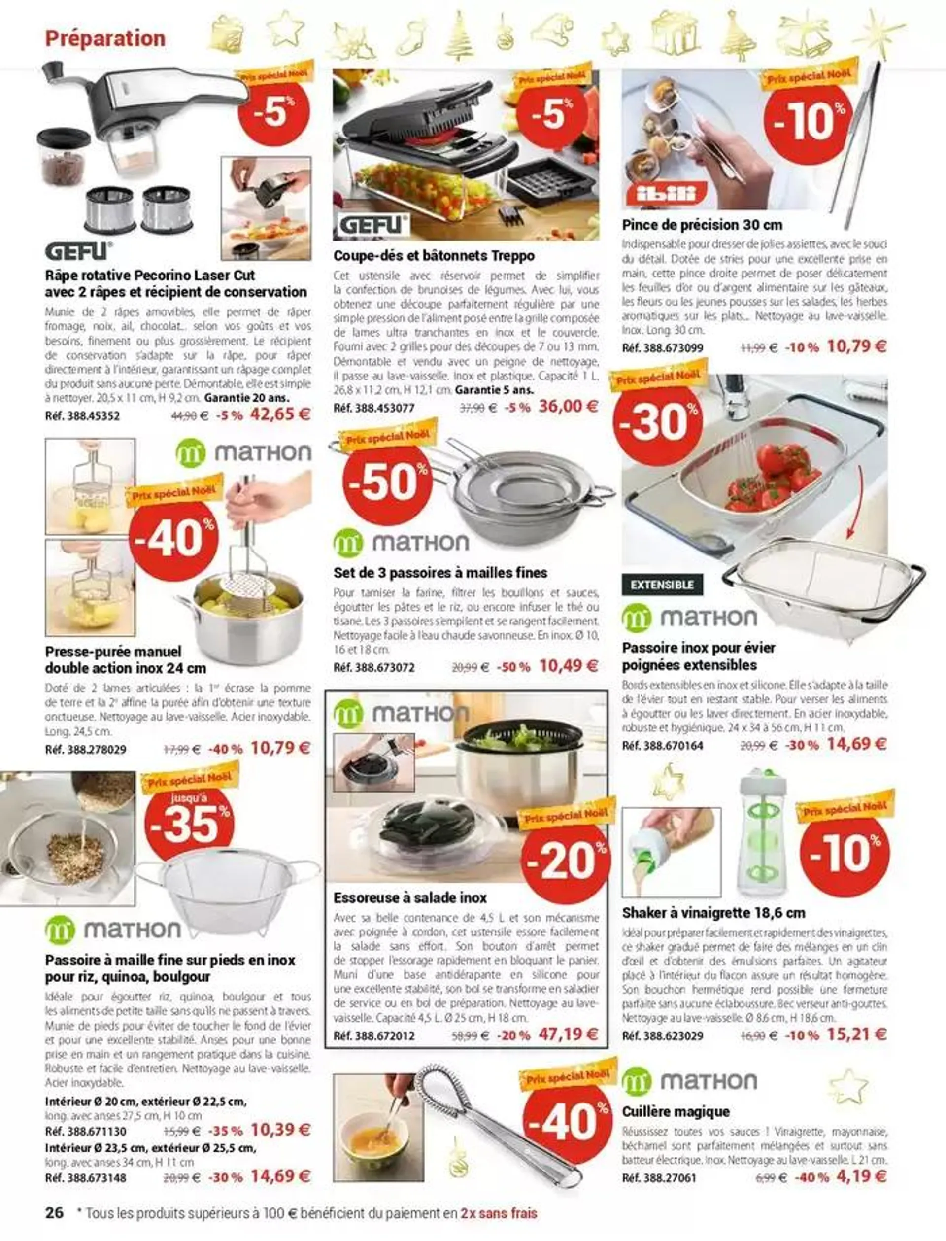  Noël Gourmand du 21 octobre au 31 décembre 2024 - Catalogue page 26