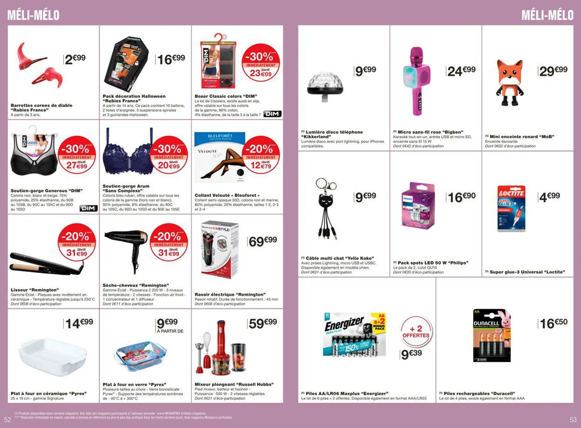 Monoprix Catalogue actuel du 25 novembre au 5 novembre 2024 - Catalogue page 27