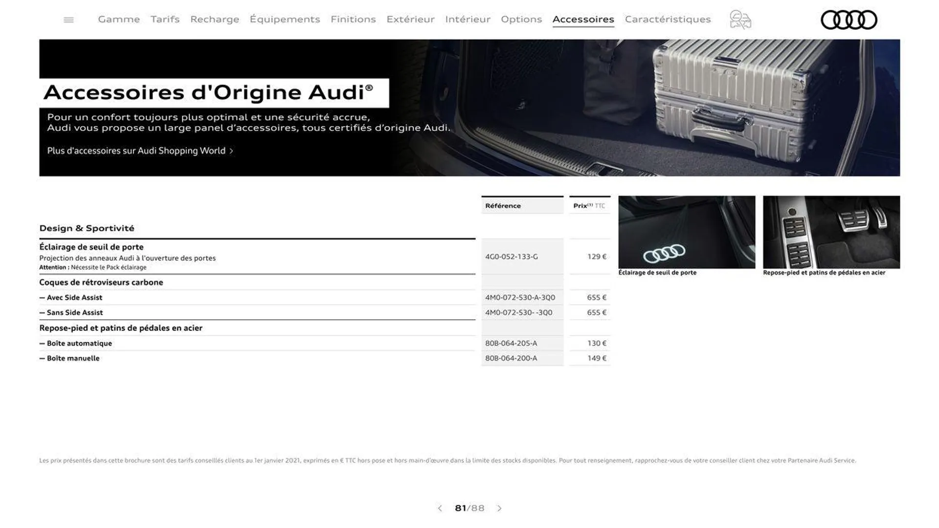 Audi Q5 du 20 août au 31 décembre 2024 - Catalogue page 81