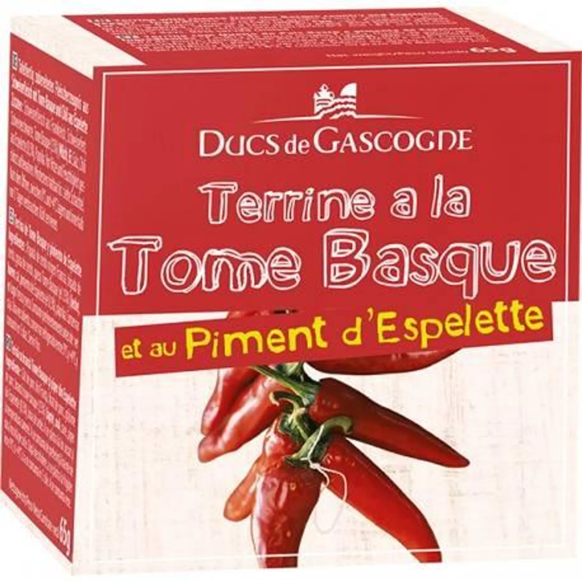 Terrine au fromage de Tome Basque et au Piment d'Espelette 65g