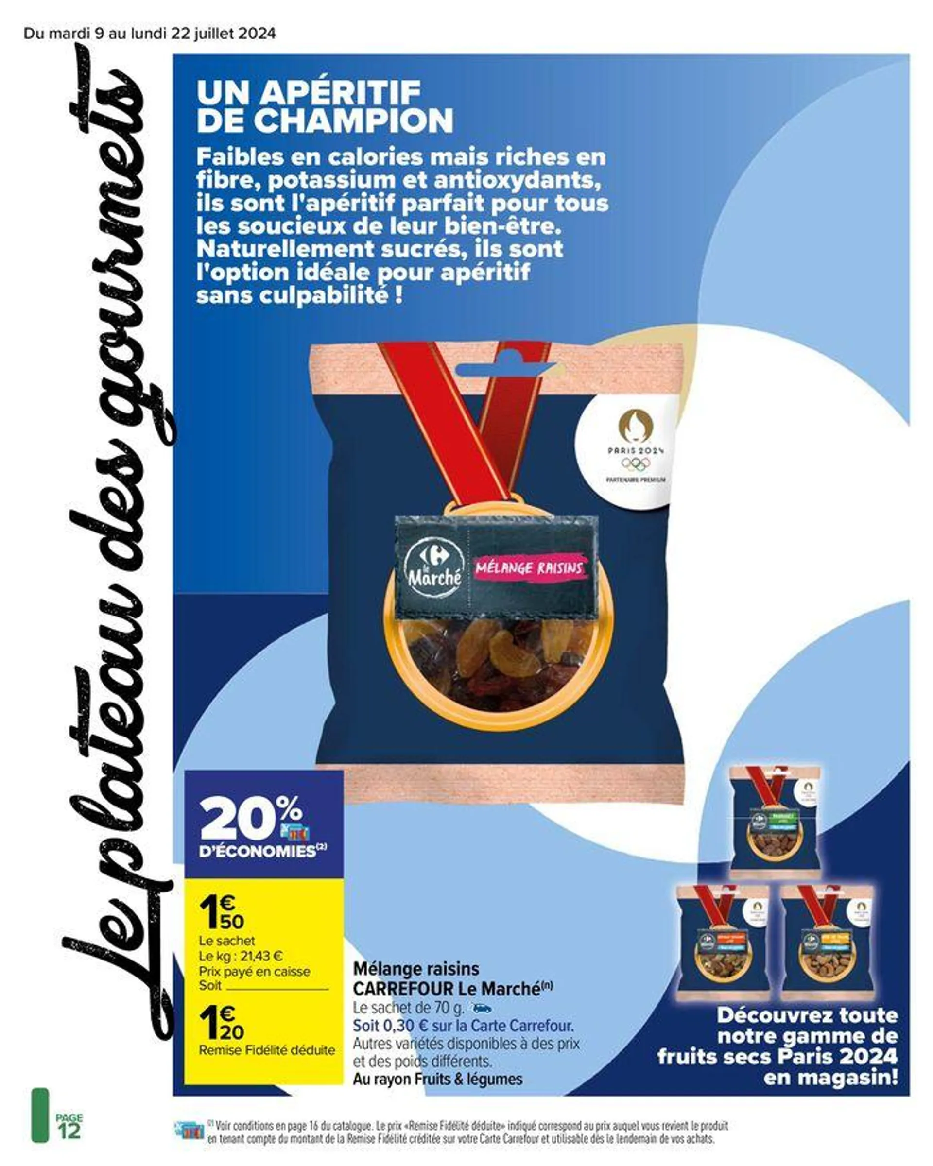 S’entraîner à bien manger du 9 juillet au 22 juillet 2024 - Catalogue page 12