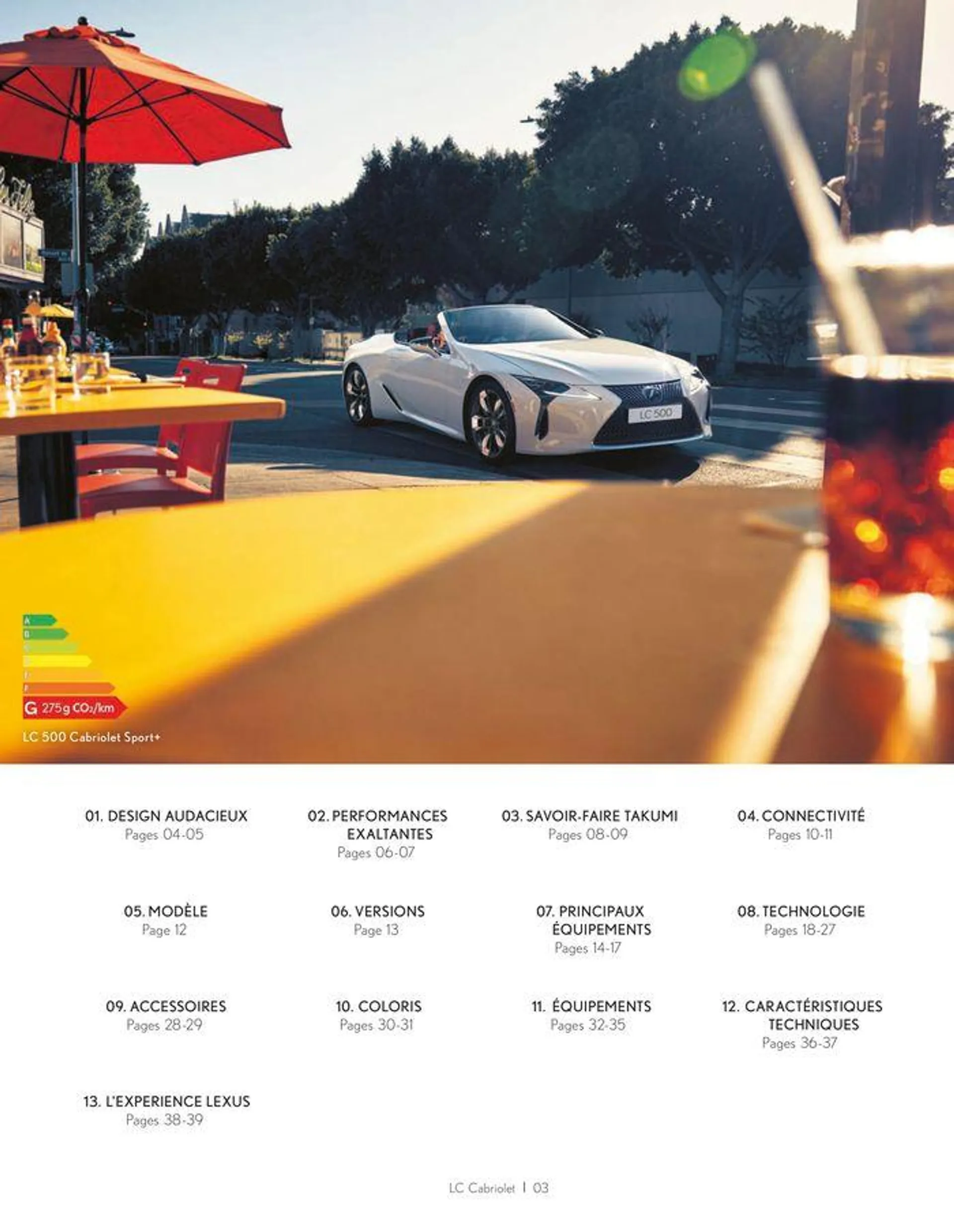 Lexus LC 500 CABRIOLET du 24 juin au 28 février 2025 - Catalogue page 3