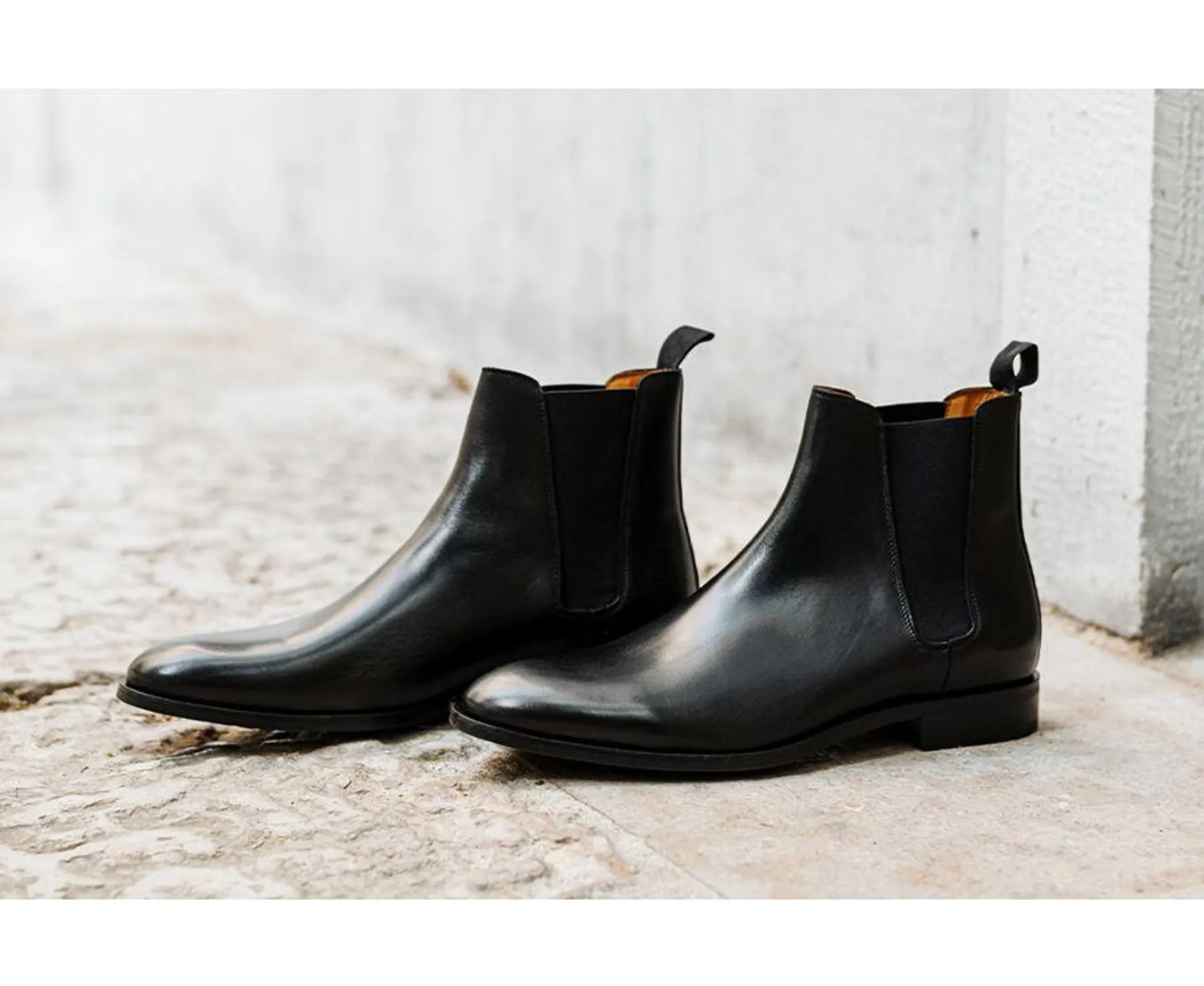 Chelsea boots semelle gomme homme Noir - TODDINGTON GOMME