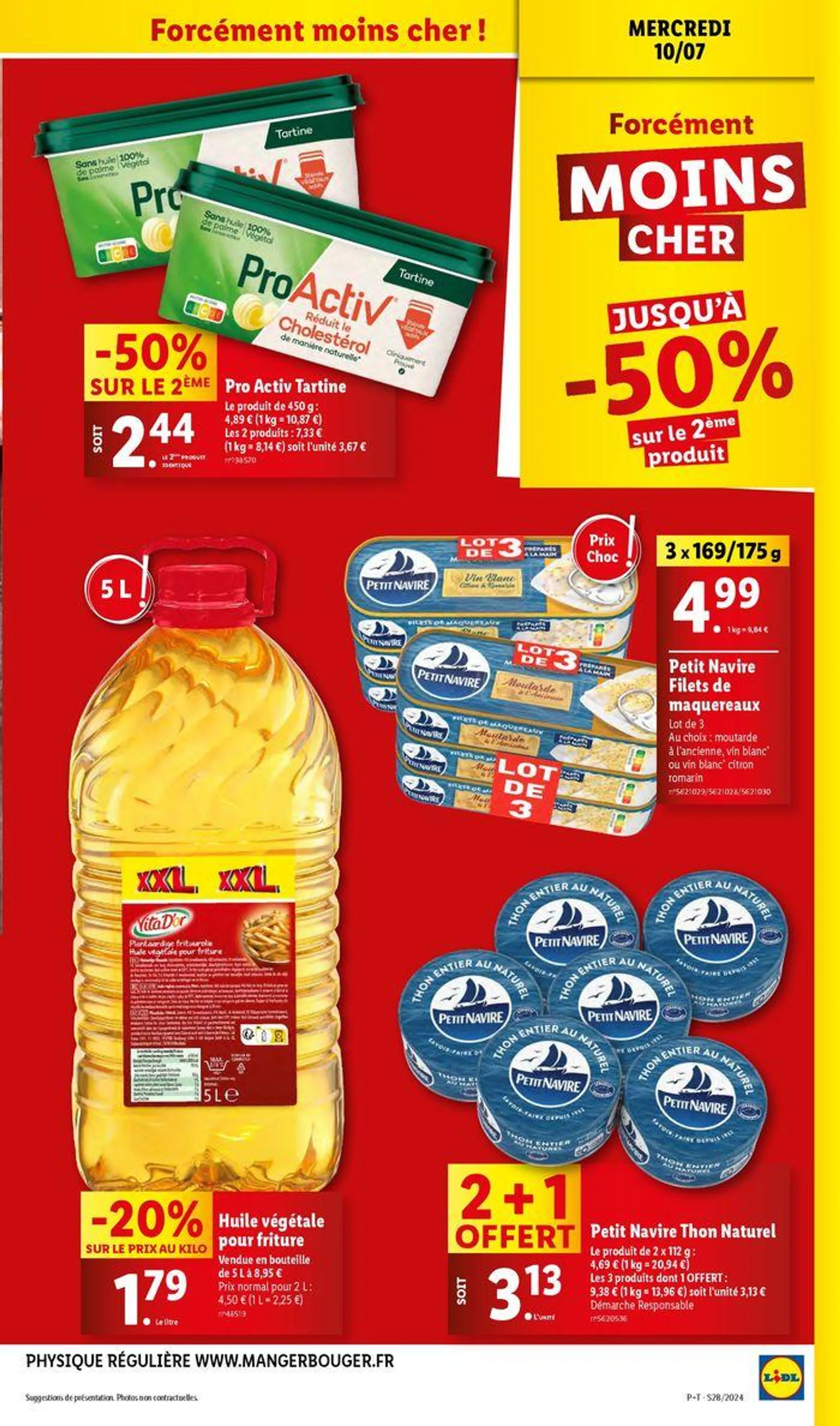 Profiez des petits prix pour des méga économies chez Lidl ! du 10 juillet au 16 juillet 2024 - Catalogue page 17