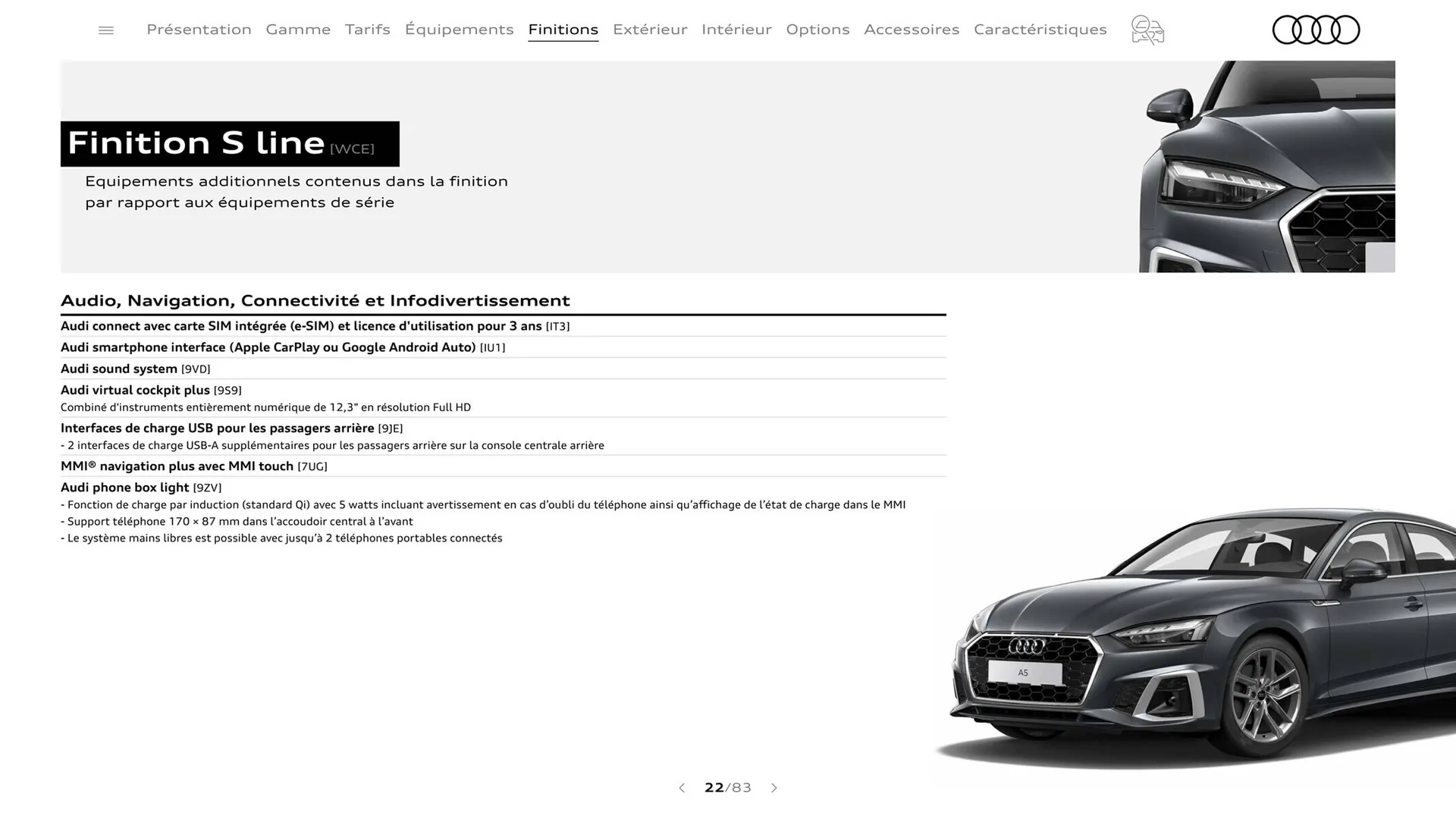 Catalogue Audi du 8 août au 8 août 2024 - Catalogue page 22