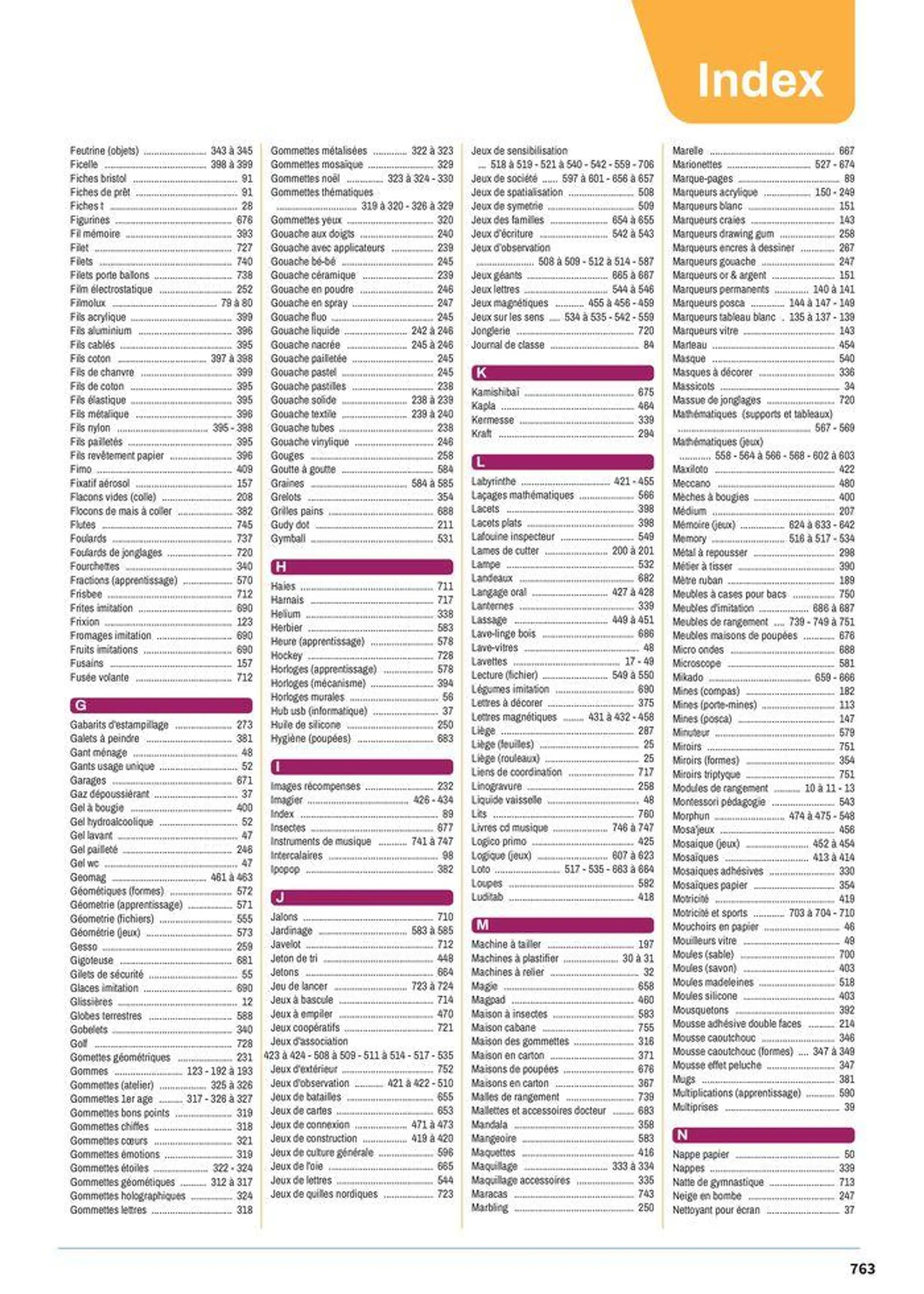 Catalogue des écoles 2024 du 5 juillet au 31 octobre 2024 - Catalogue page 765