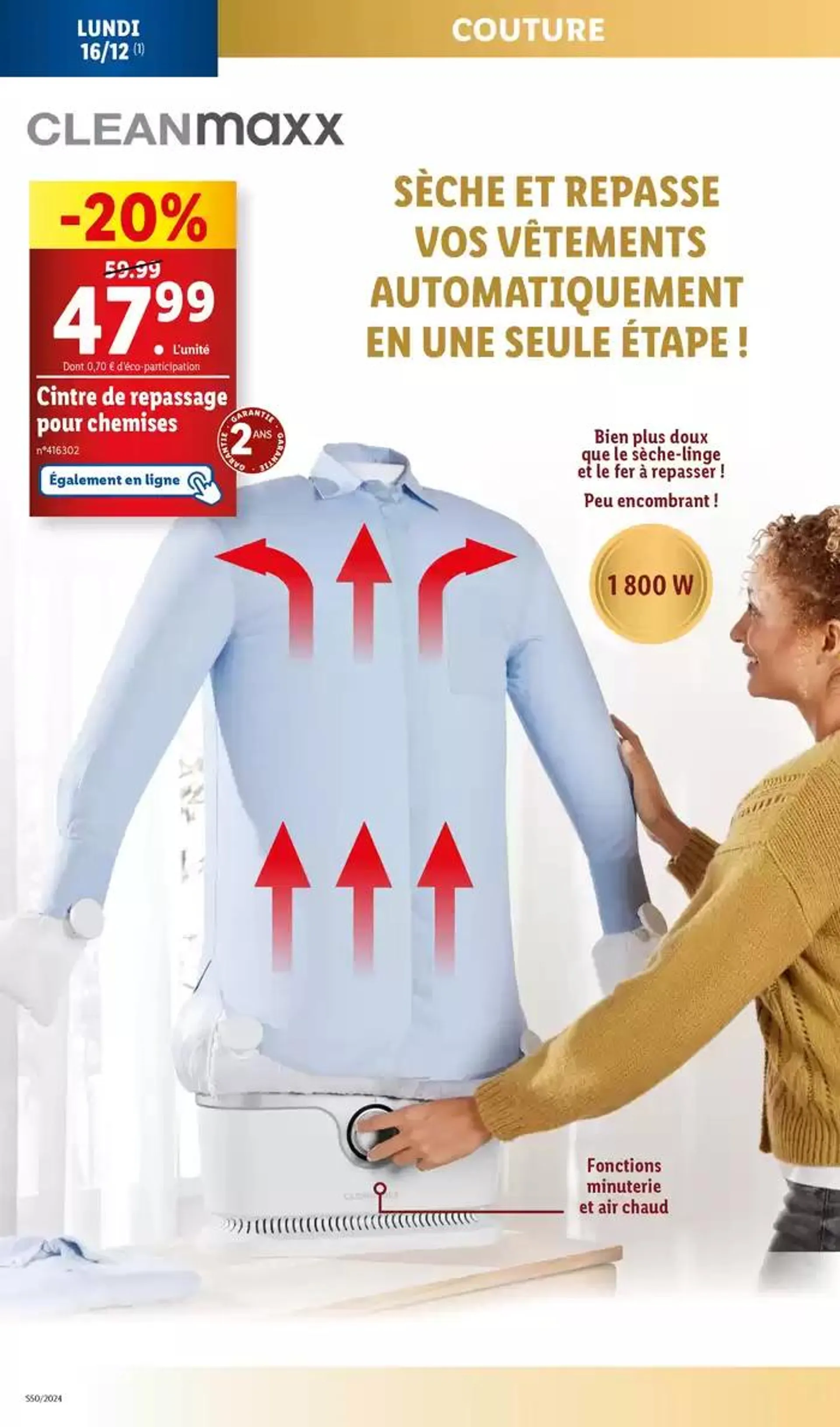 Lidl vous propose une large gamme de matériel de couture pour devenir un professionnel. du 16 décembre au 19 décembre 2024 - Catalogue page 6