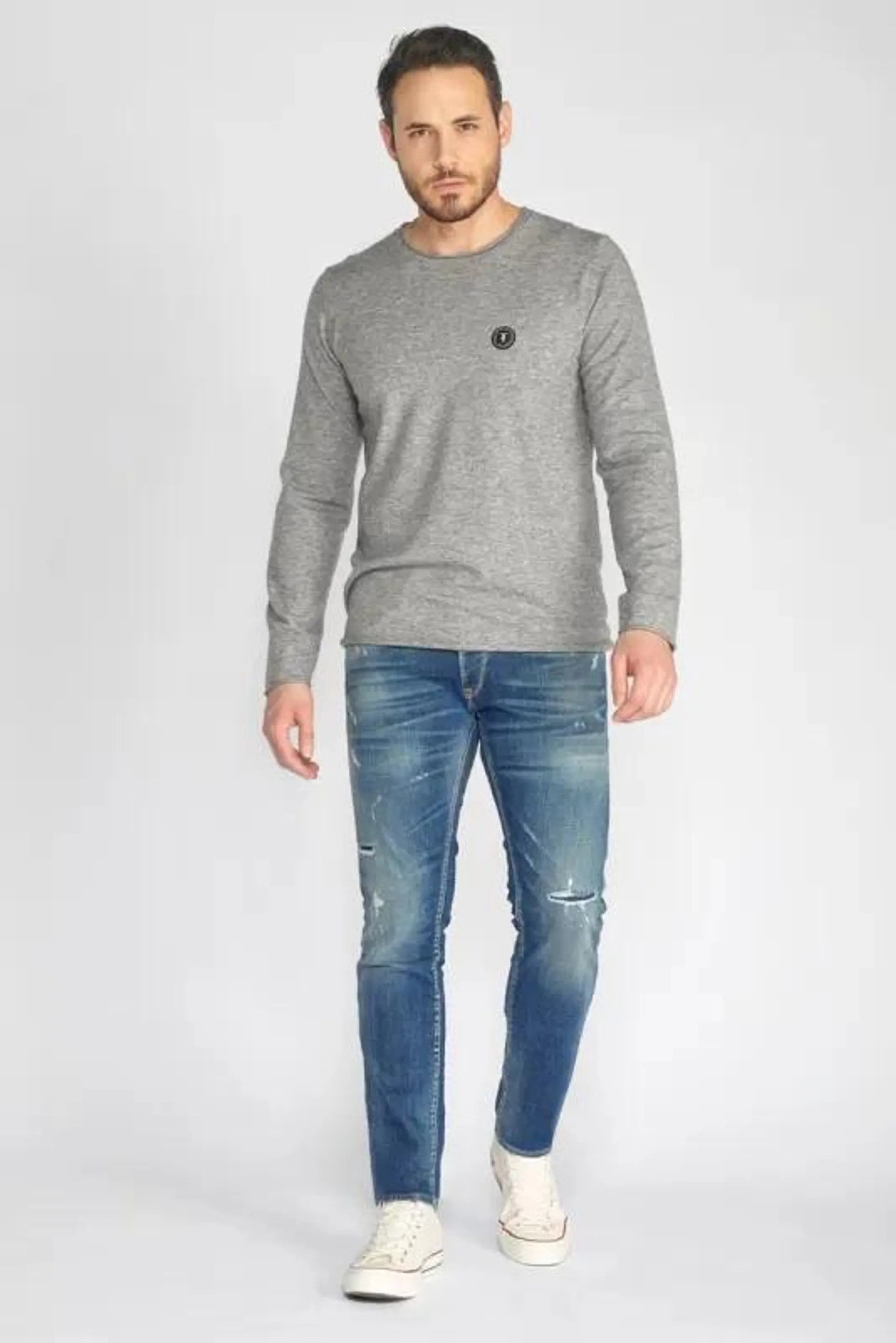 Jeans Ajusté Stretch 700/11, Longueur 34 - BLEU