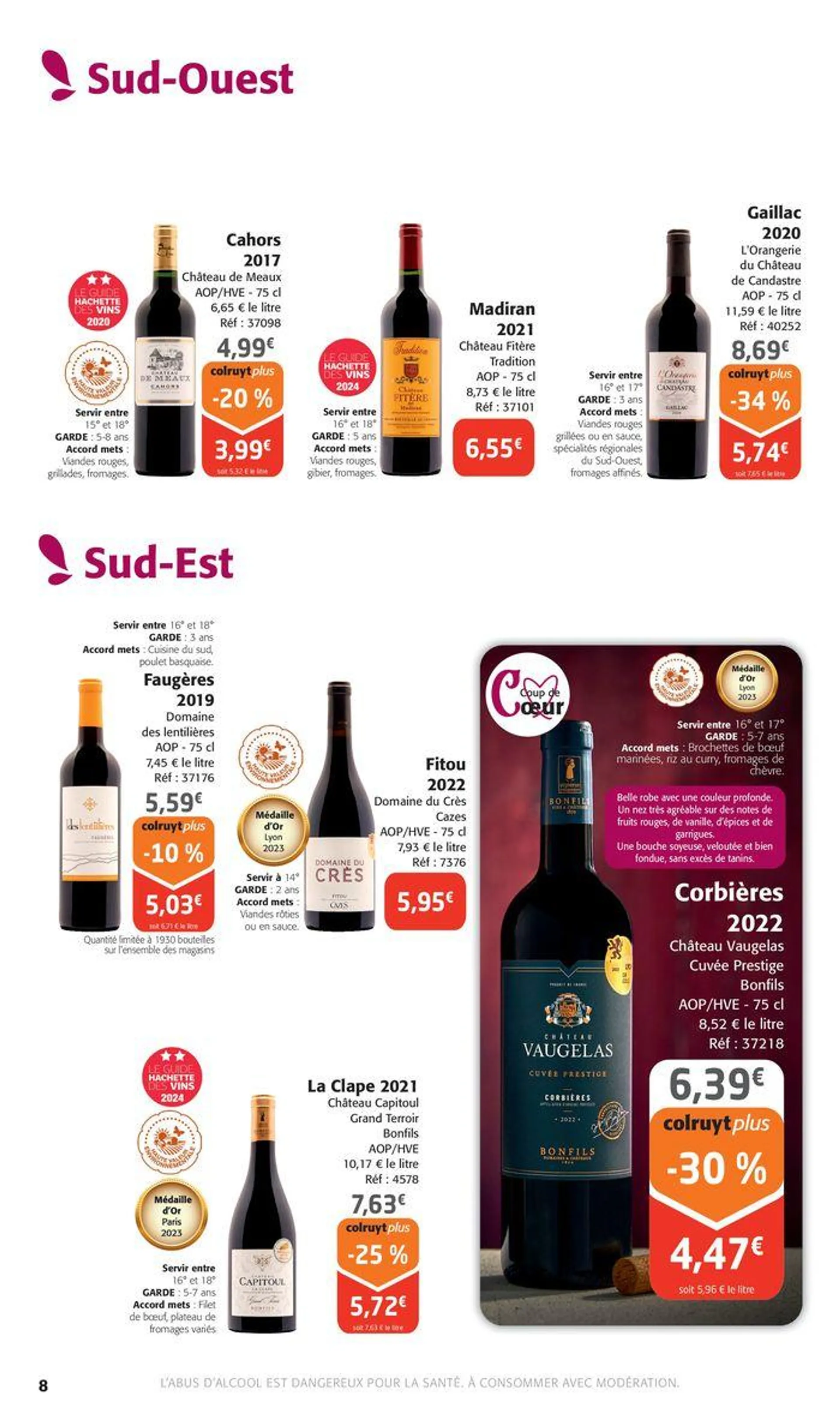 Foire aux vins du 25 septembre au 13 octobre 2024 - Catalogue page 8